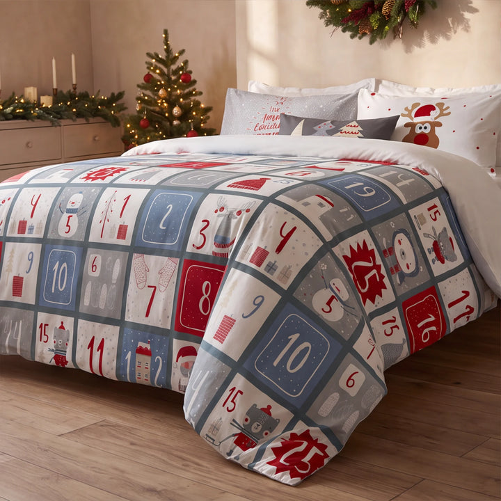 Housse de couette à clics 100% coton Laponia 3