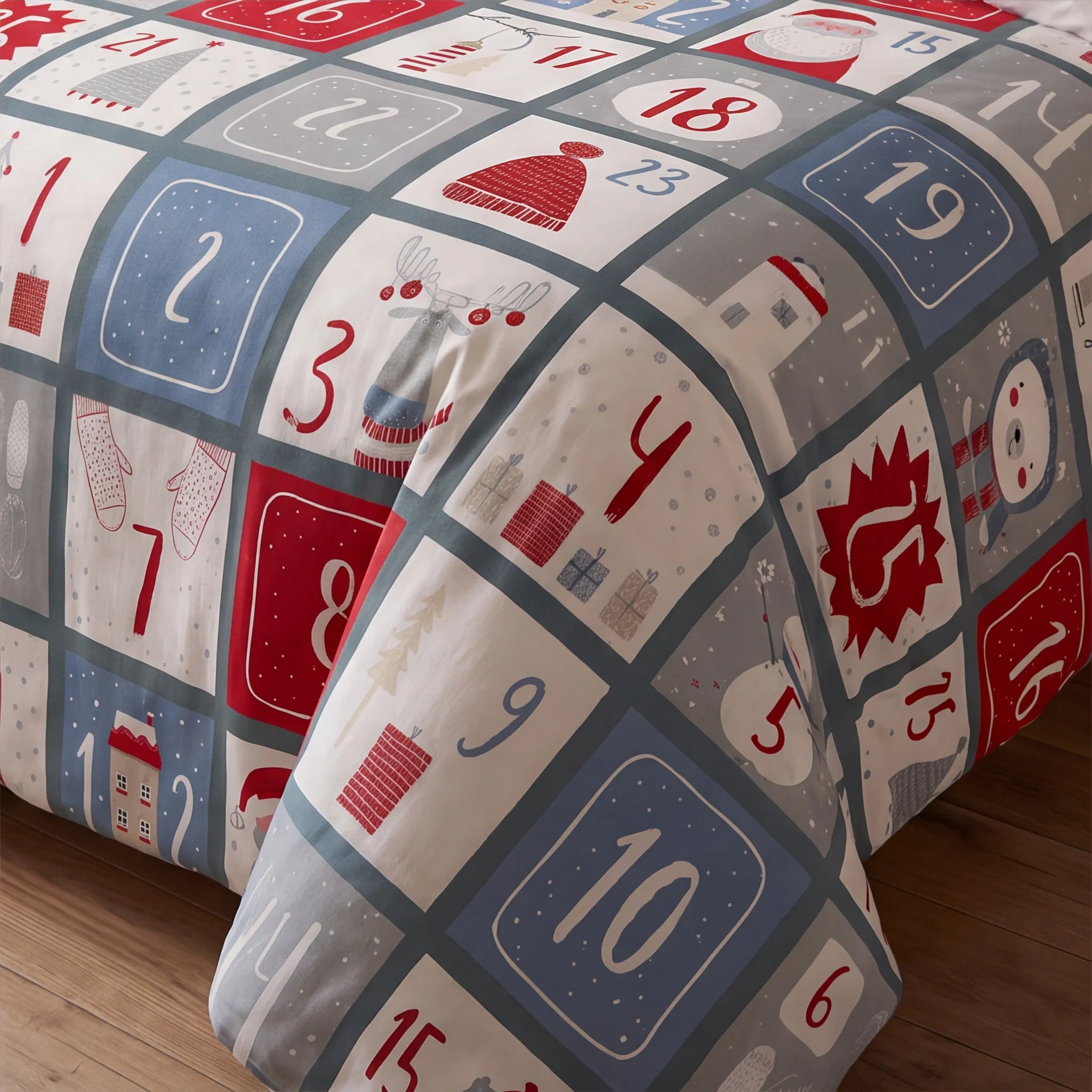 Duvet cover with clicks 100% cotton Laponia 3