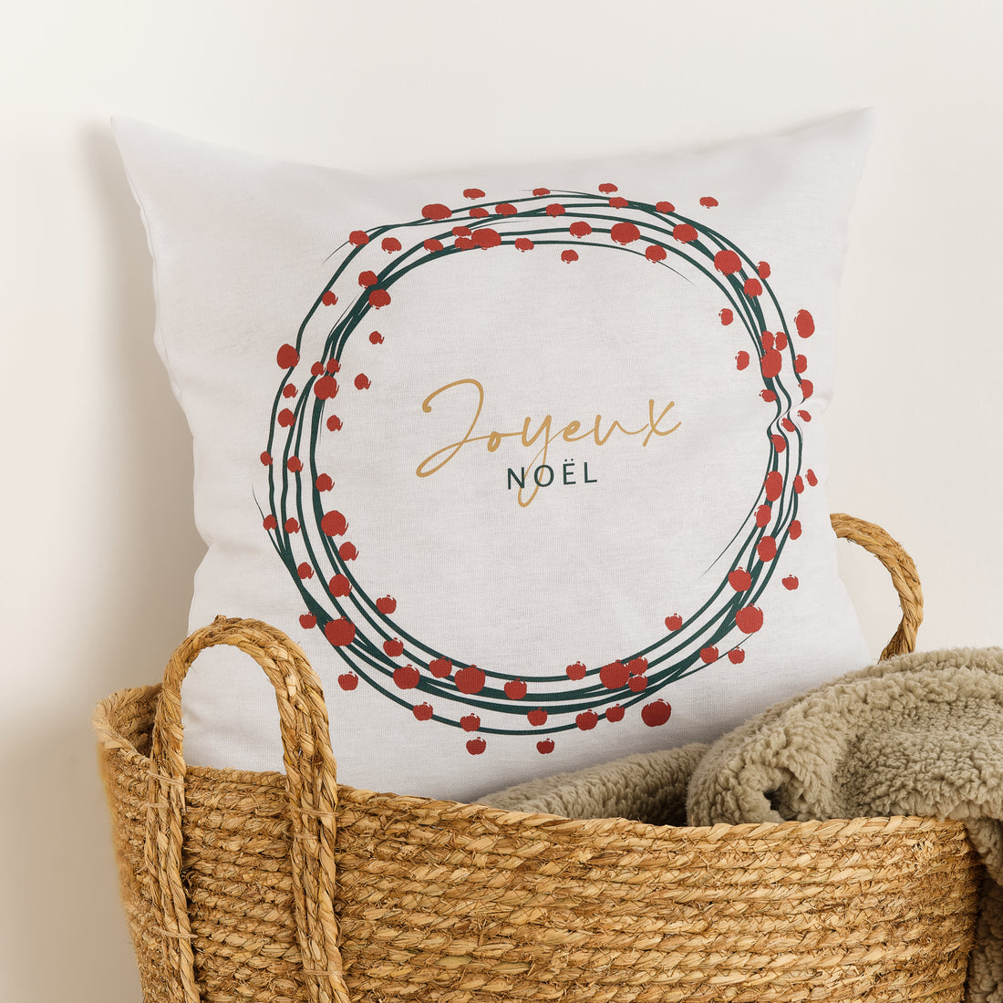 Housse de coussin 100% coton Laponia 40 Français 50x50 cm