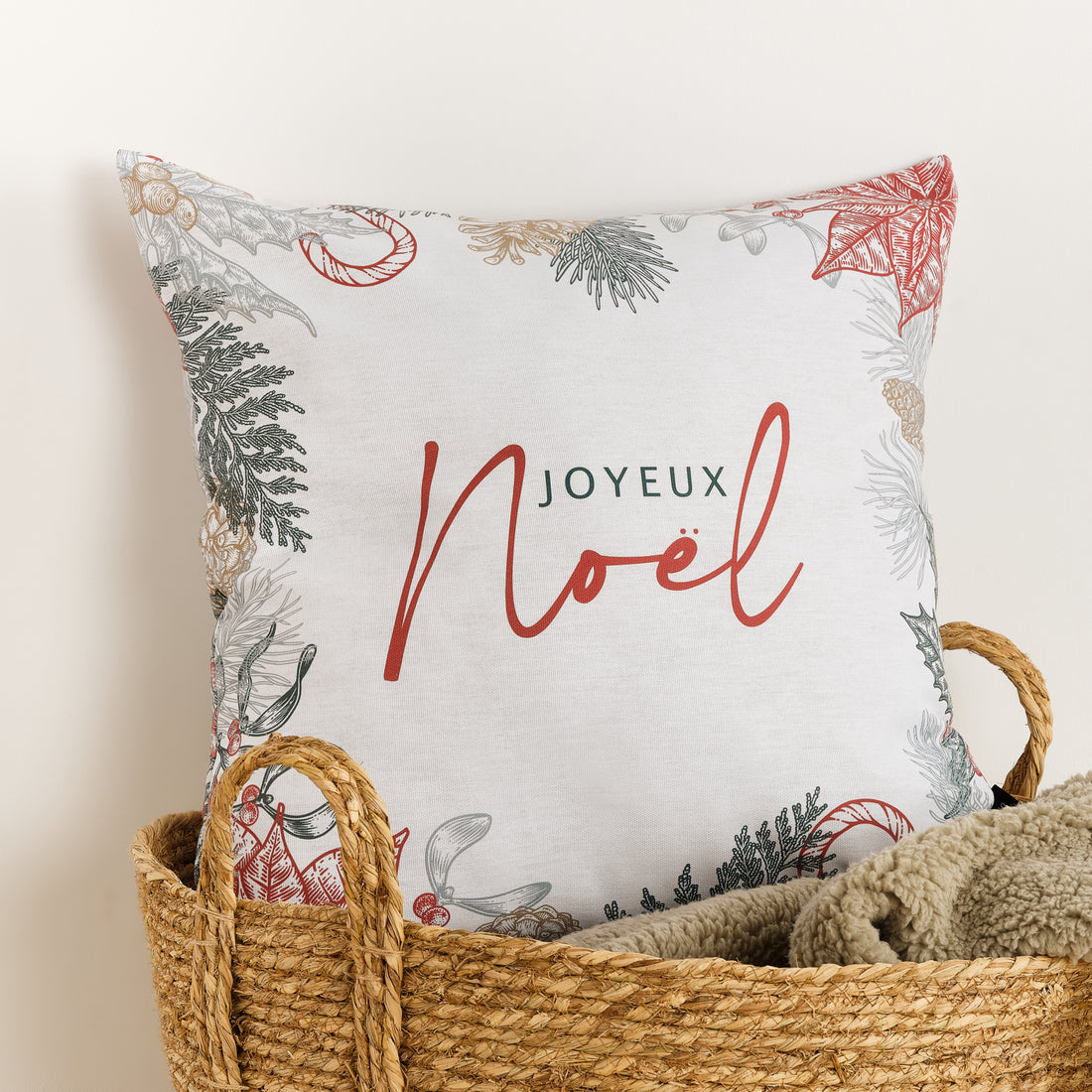 Housse de coussin 100% coton Laponia 41 Français 50x50 cm