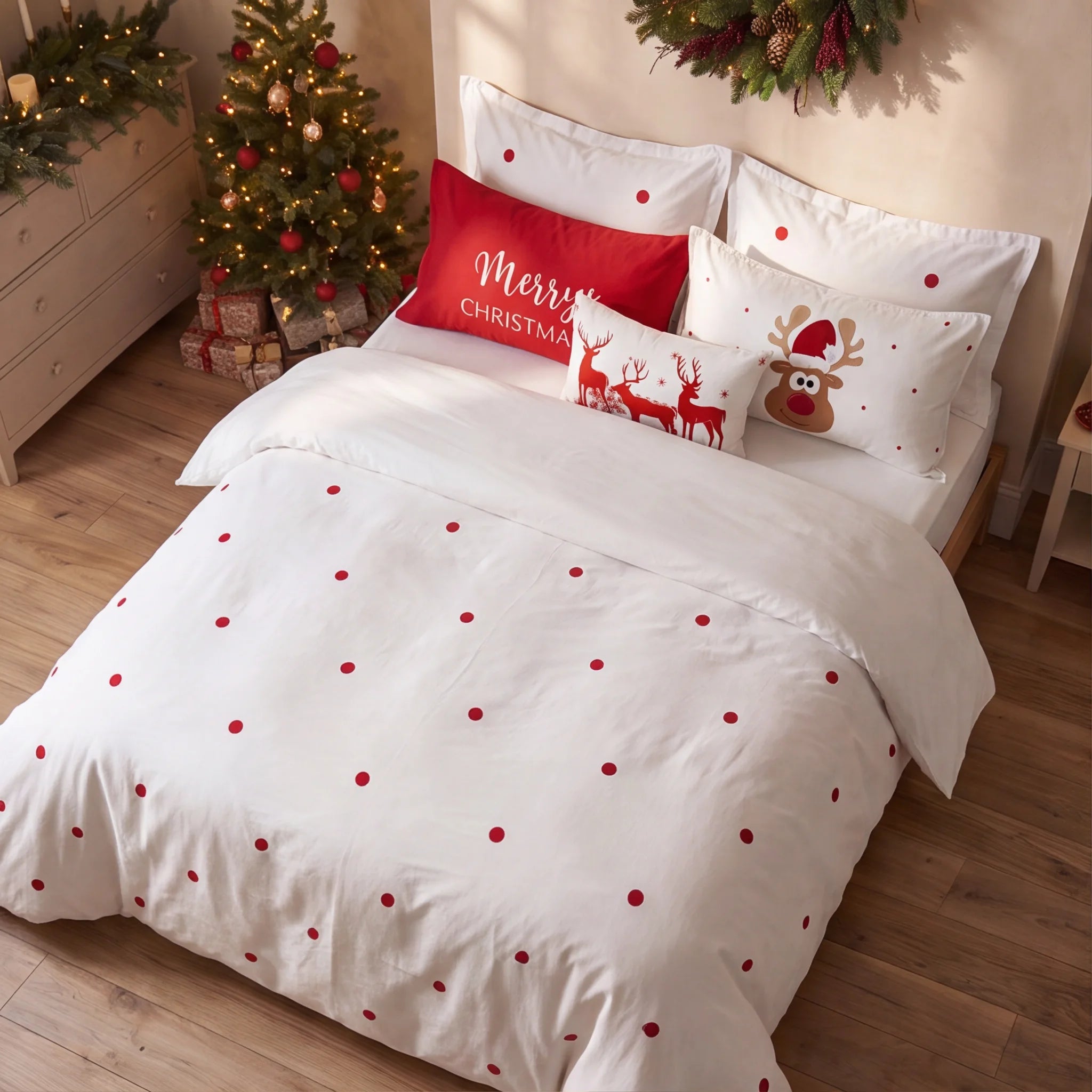 Housse de couette à clics 100% coton Laponia 47