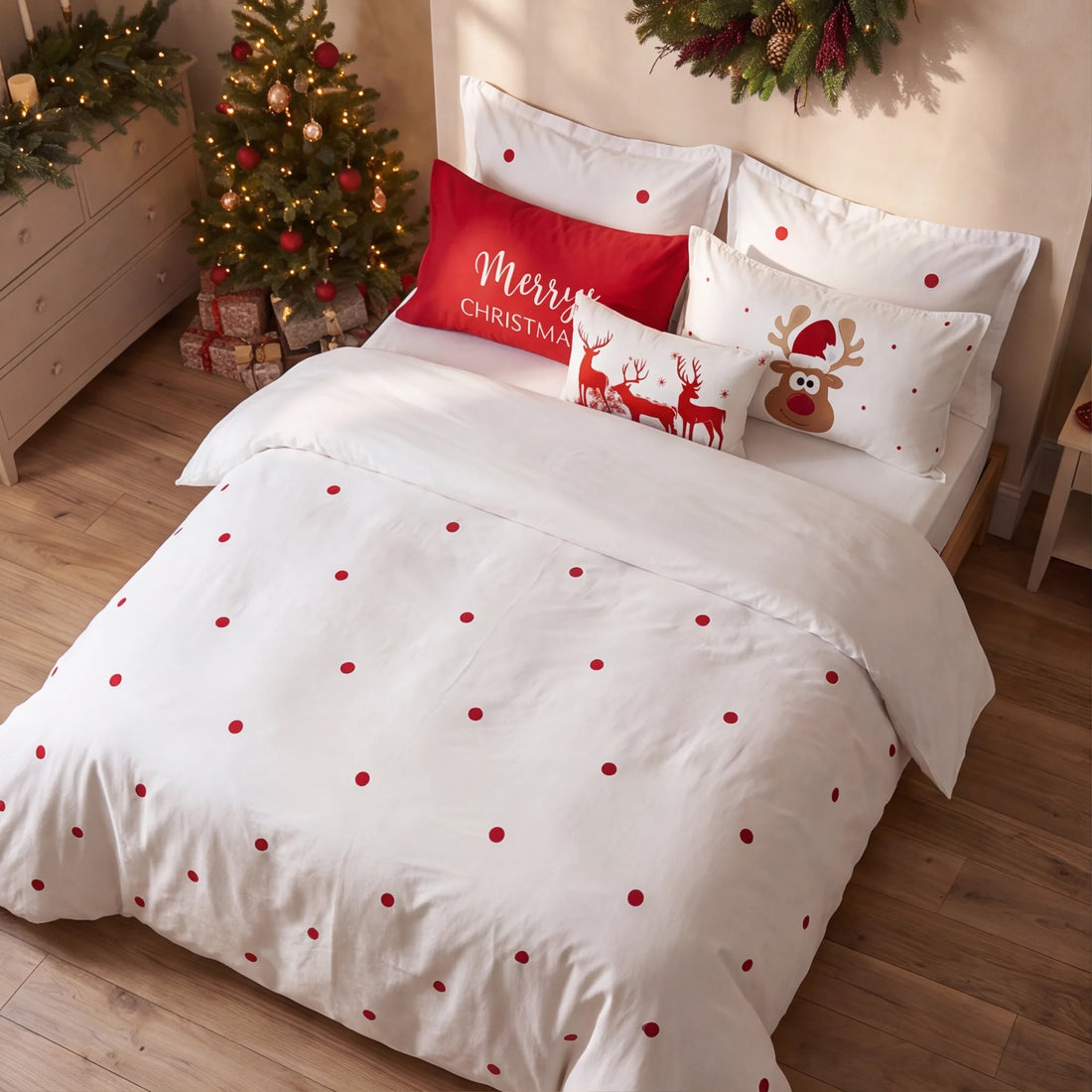 Housse de couette à clics 100% coton Laponia 47
