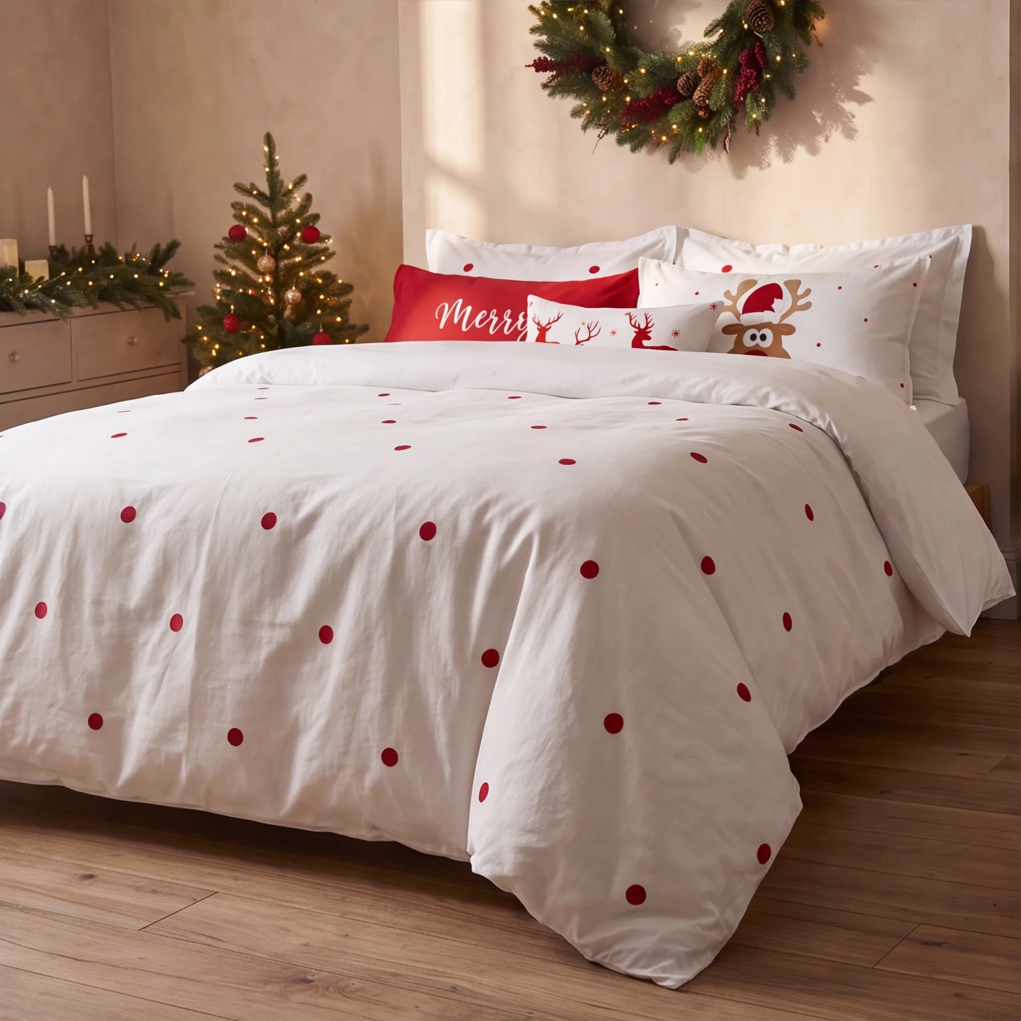 Housse de couette à clics 100% coton Laponia 47
