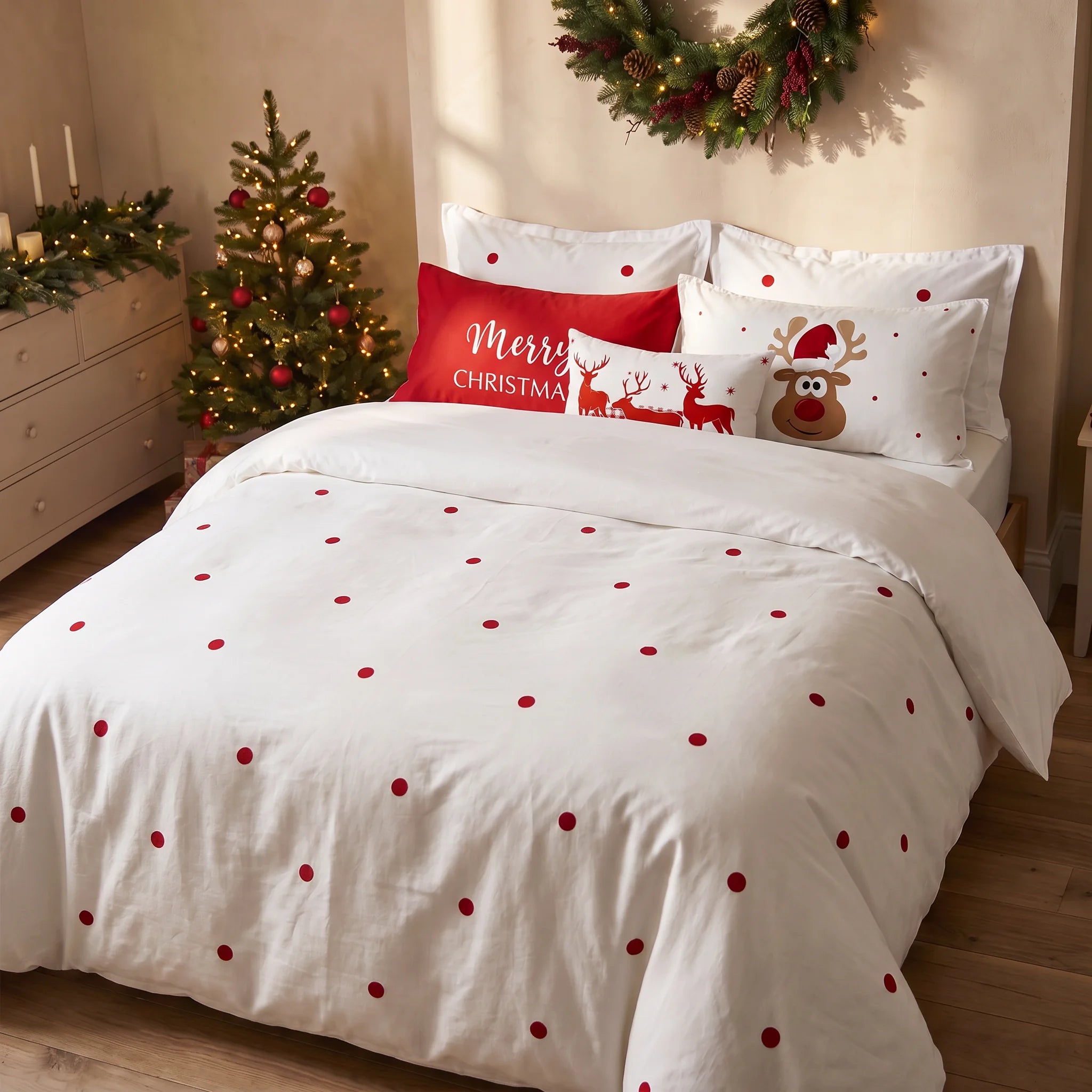 Housse de couette à clics 100% coton Laponia 47