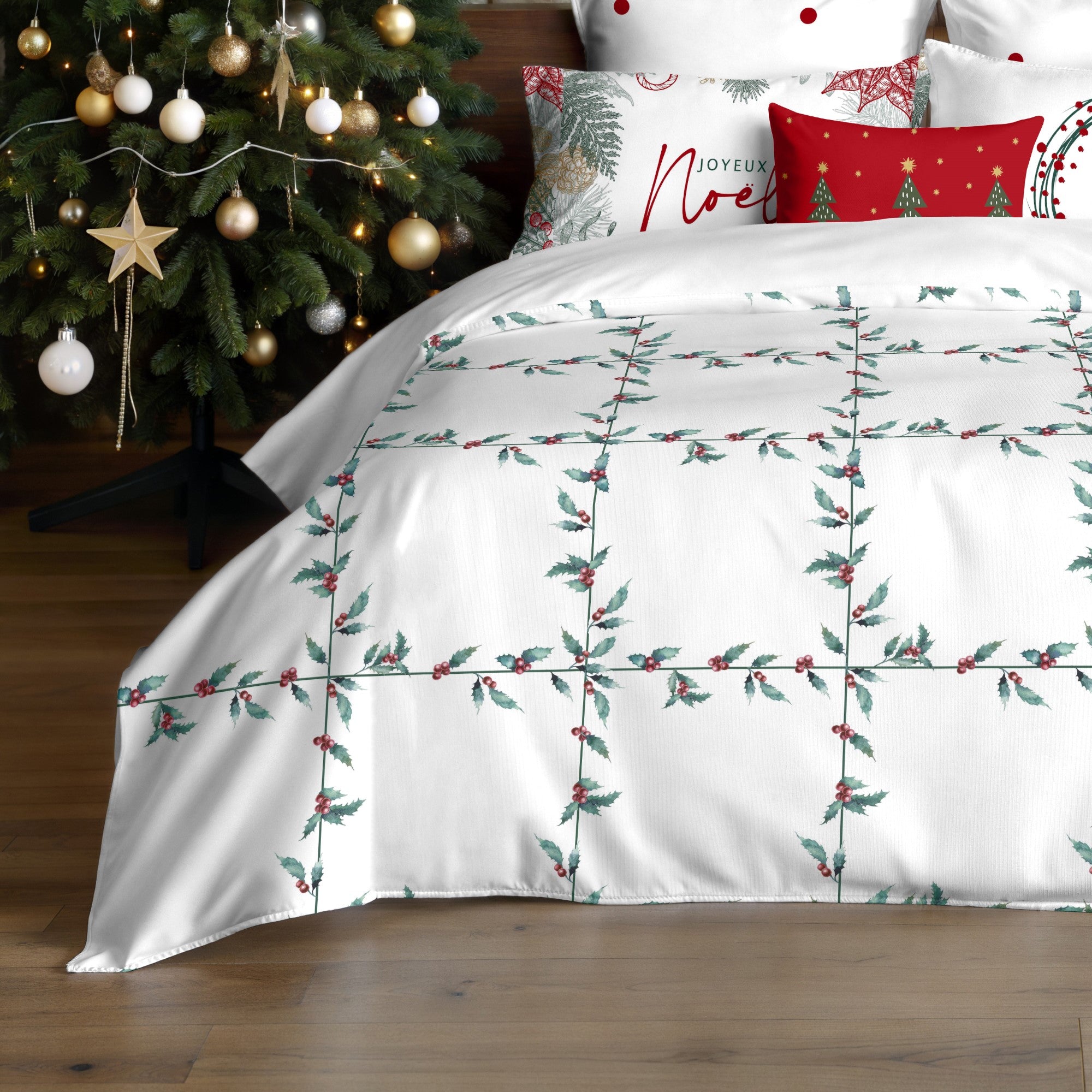 Housse de couette à clics 100% coton Laponia 49