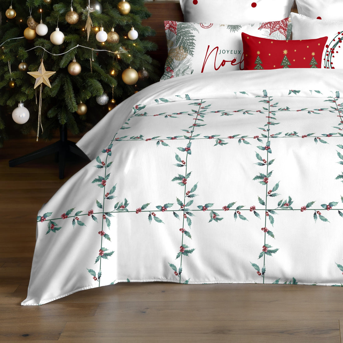 Housse de couette à clics 100% coton Laponia 49