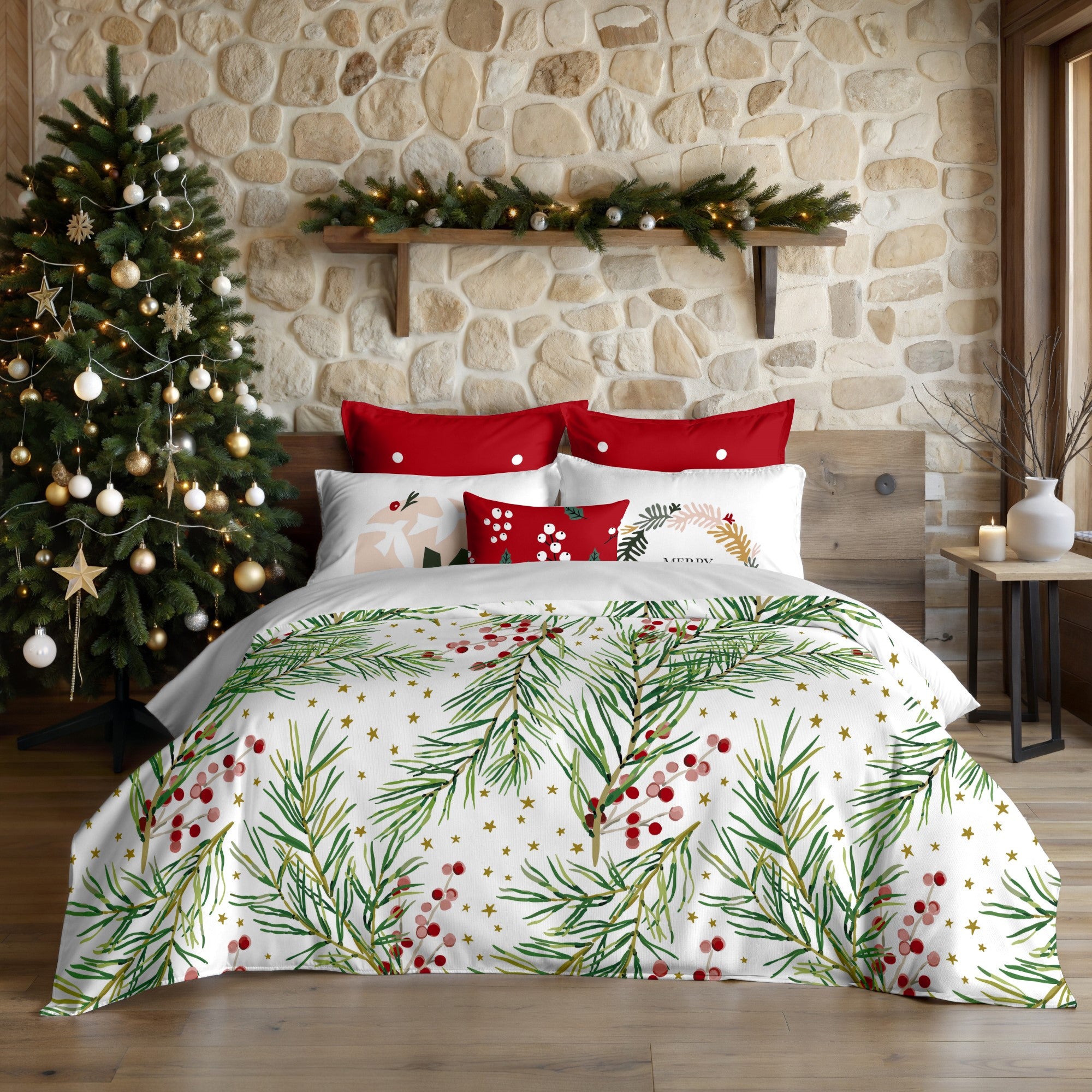 Duvet cover with clicks 100% cotton Laponia 4