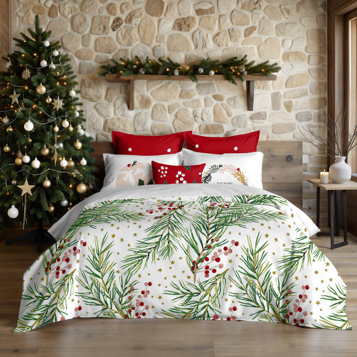 Housse de couette à clics 100% coton Laponia 4