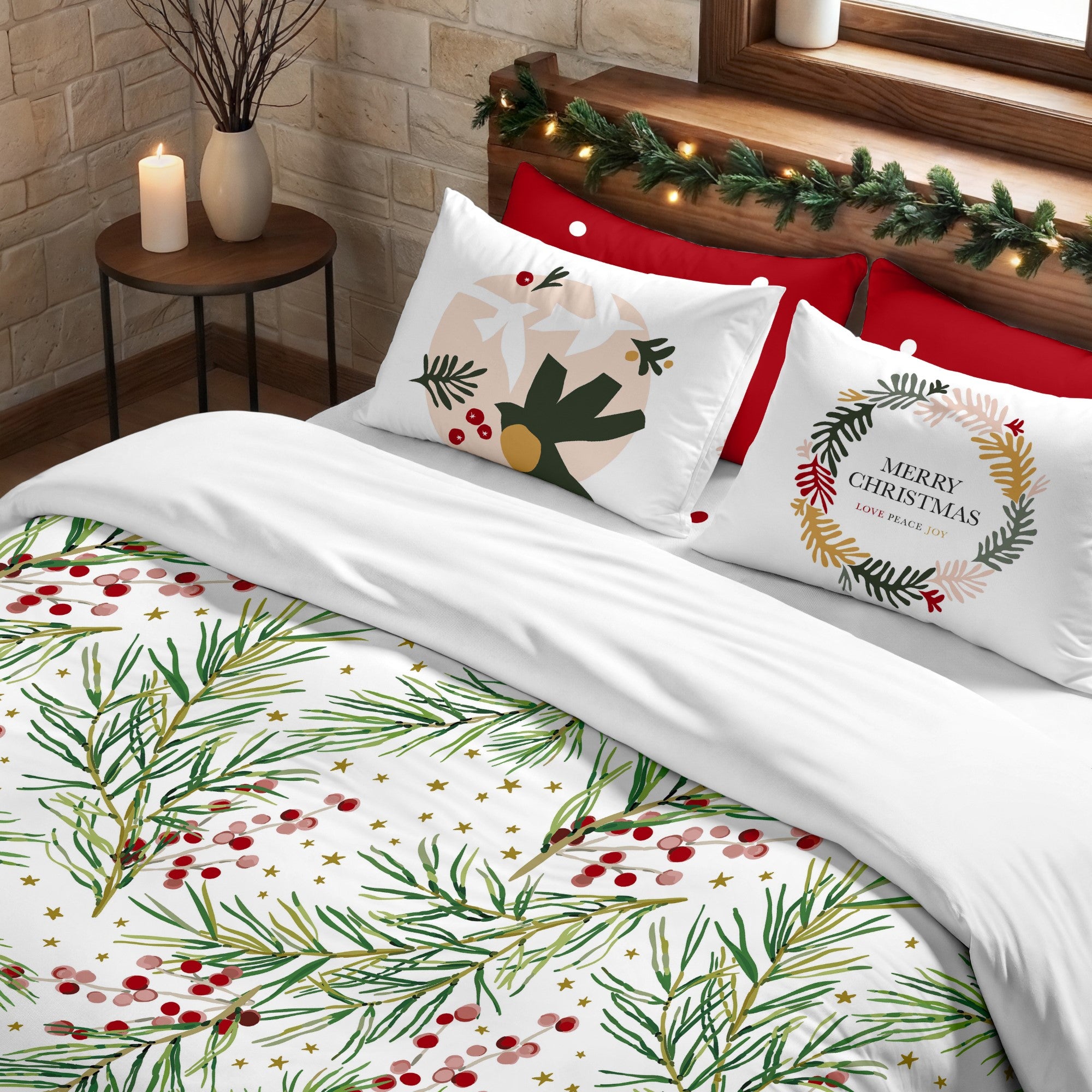 Duvet cover with clicks 100% cotton Laponia 4