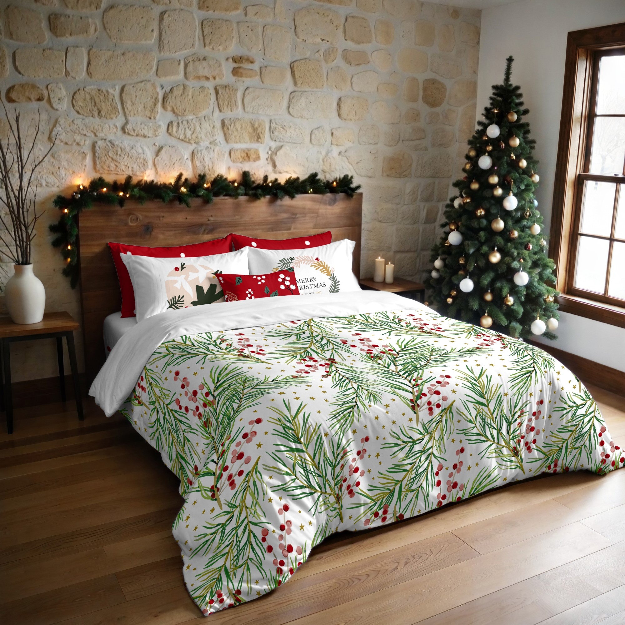 Duvet cover with clicks 100% cotton Laponia 4