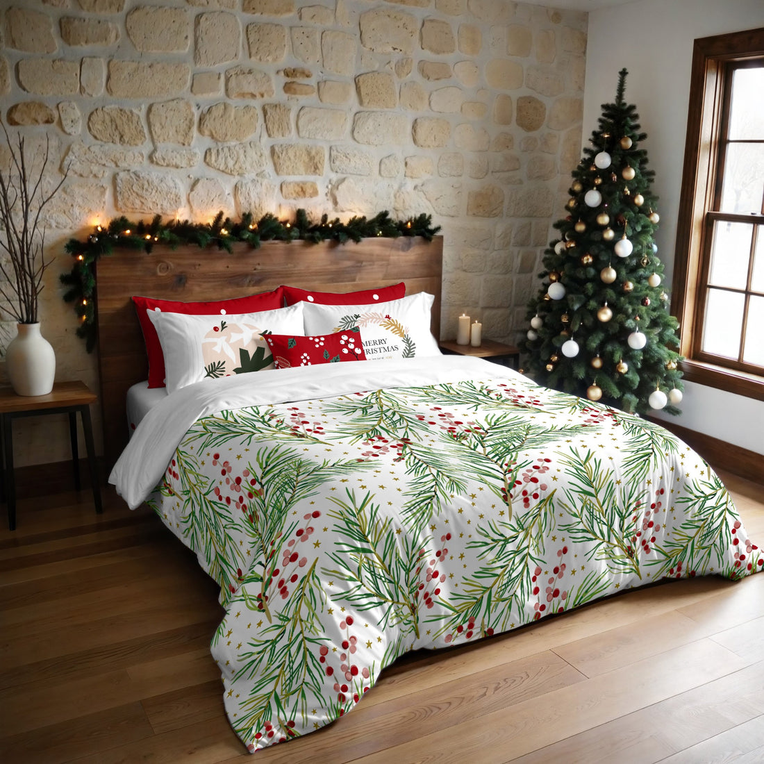 Duvet cover with clicks 100% cotton Laponia 4