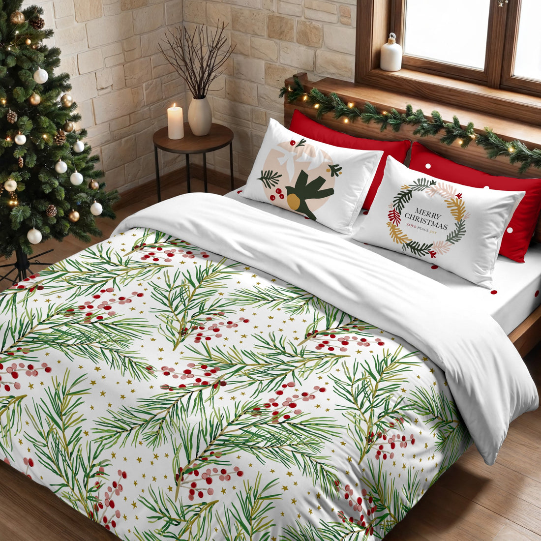 Duvet cover with clicks 100% cotton Laponia 4