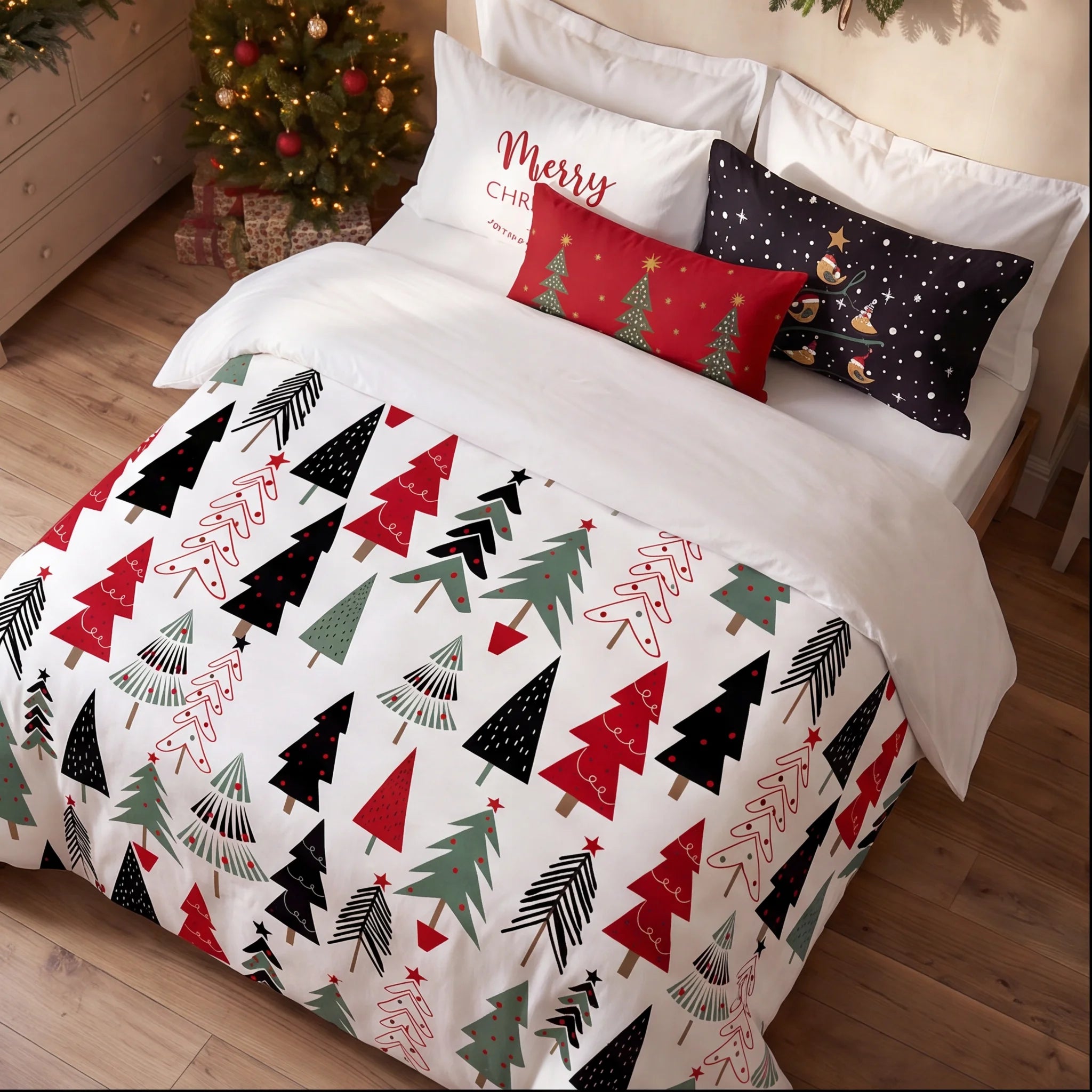 Housse de couette à clics 100% coton Laponia 50