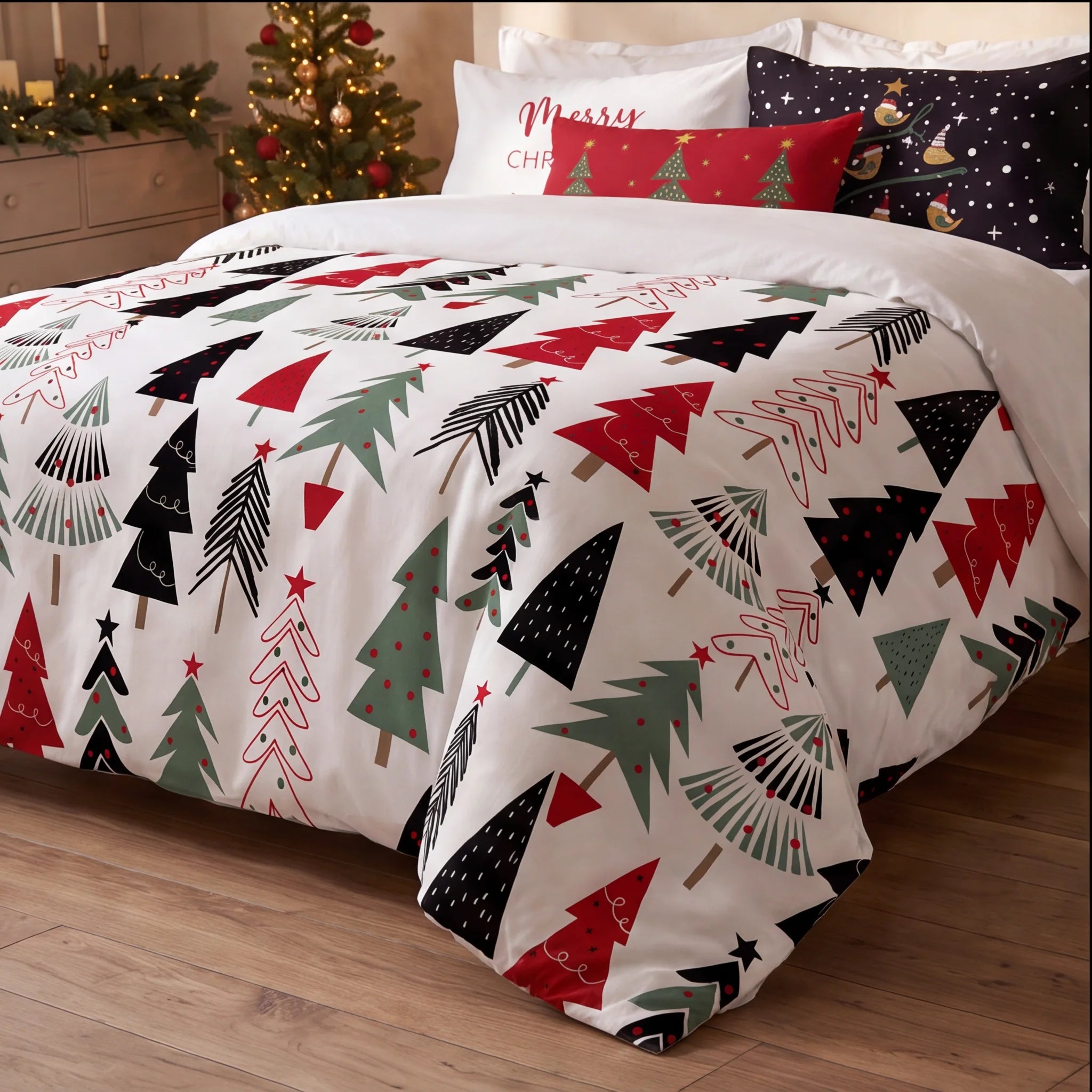 Housse de couette à clics 100% coton Laponia 50