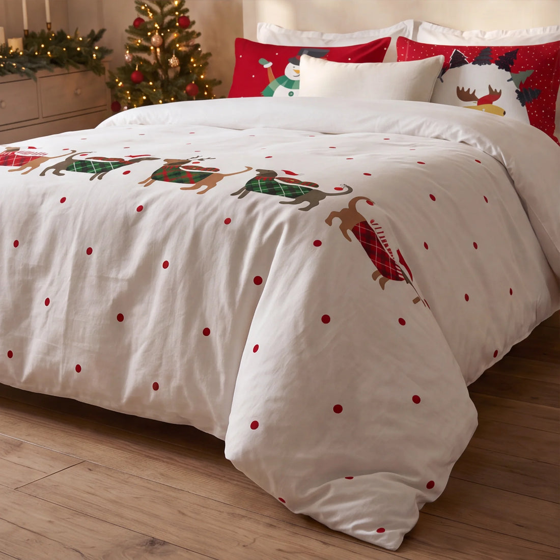 Housse de couette à clics 100% coton Laponia 51