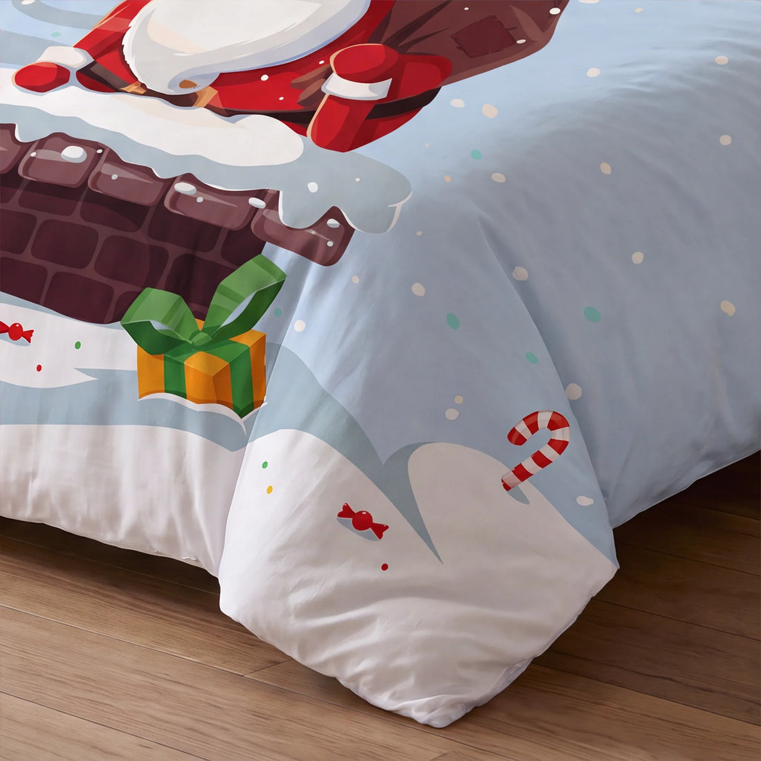 Housse de couette à clics 100% coton Laponia 53