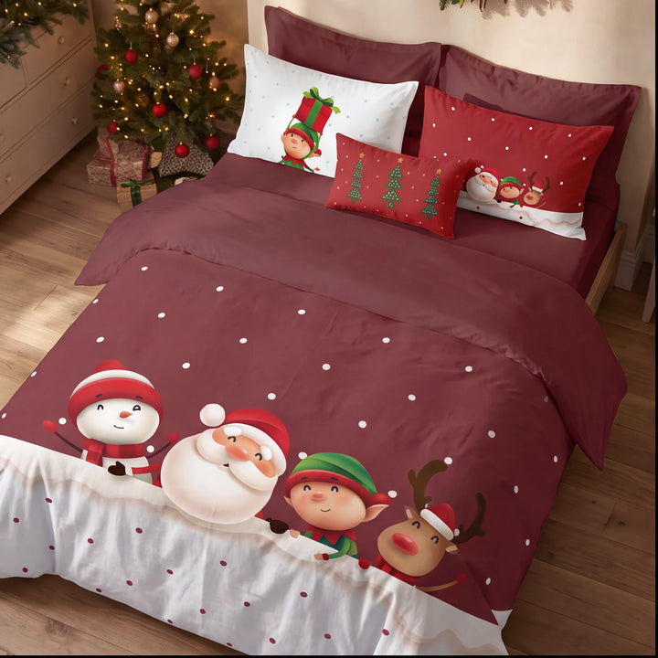 Housse de couette à clics 100% coton Laponia 54