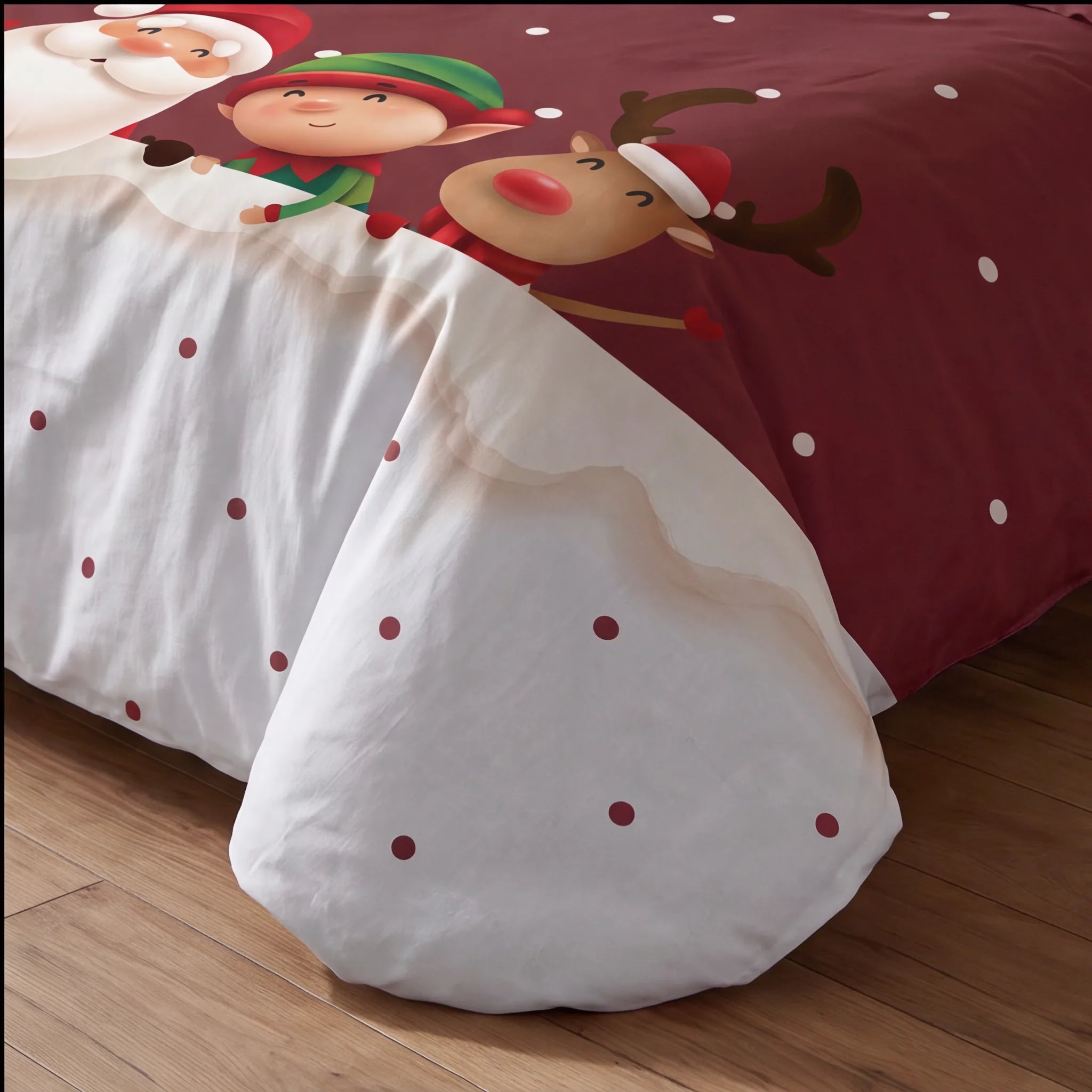 Housse de couette à clics 100% coton Laponia 54