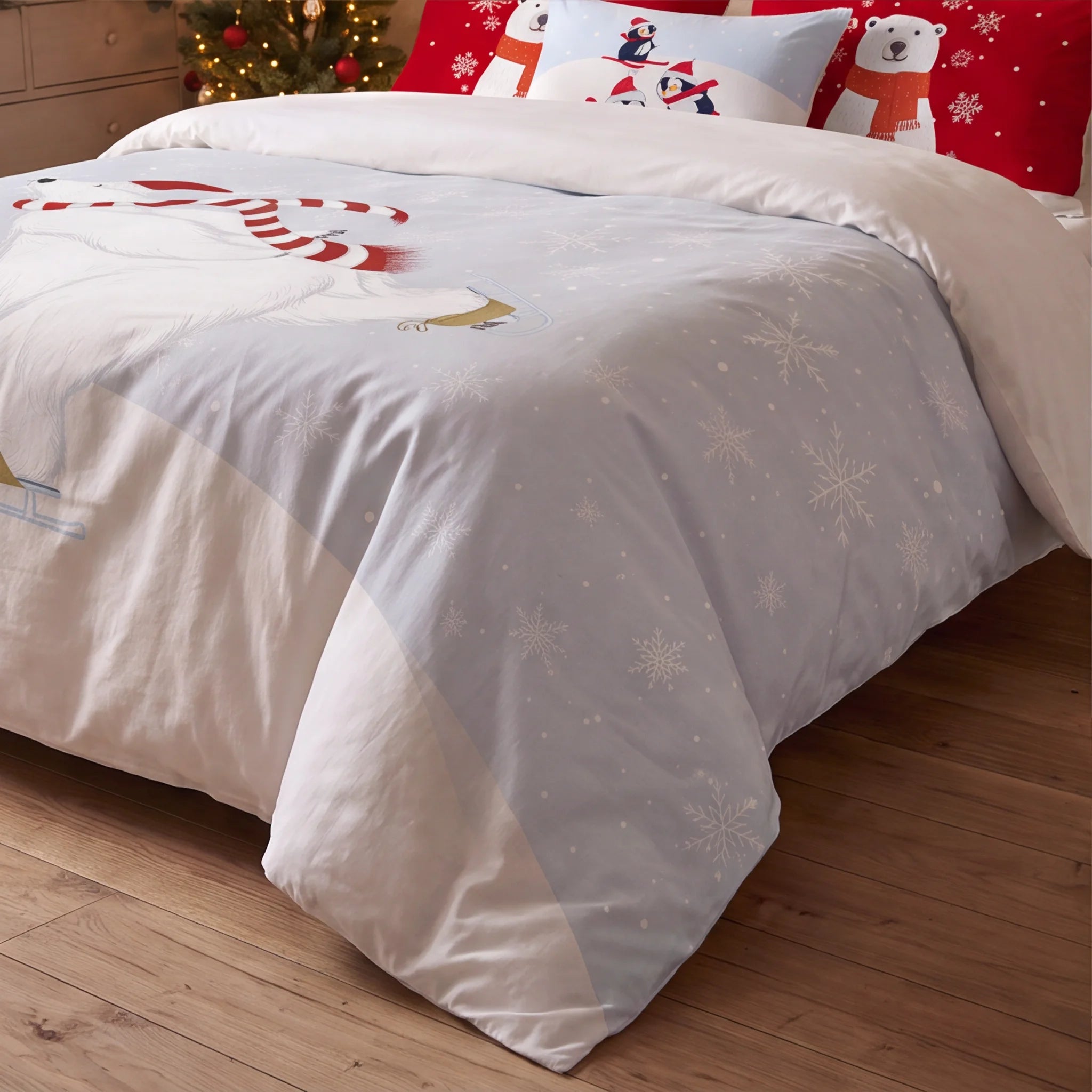 Housse de couette à clics 100% coton Laponia 55