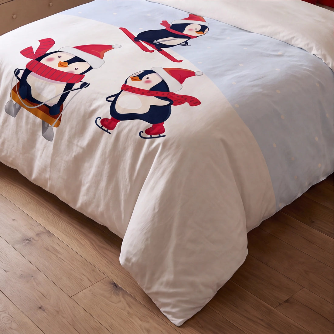 Housse de couette à clics 100% coton Laponia 56