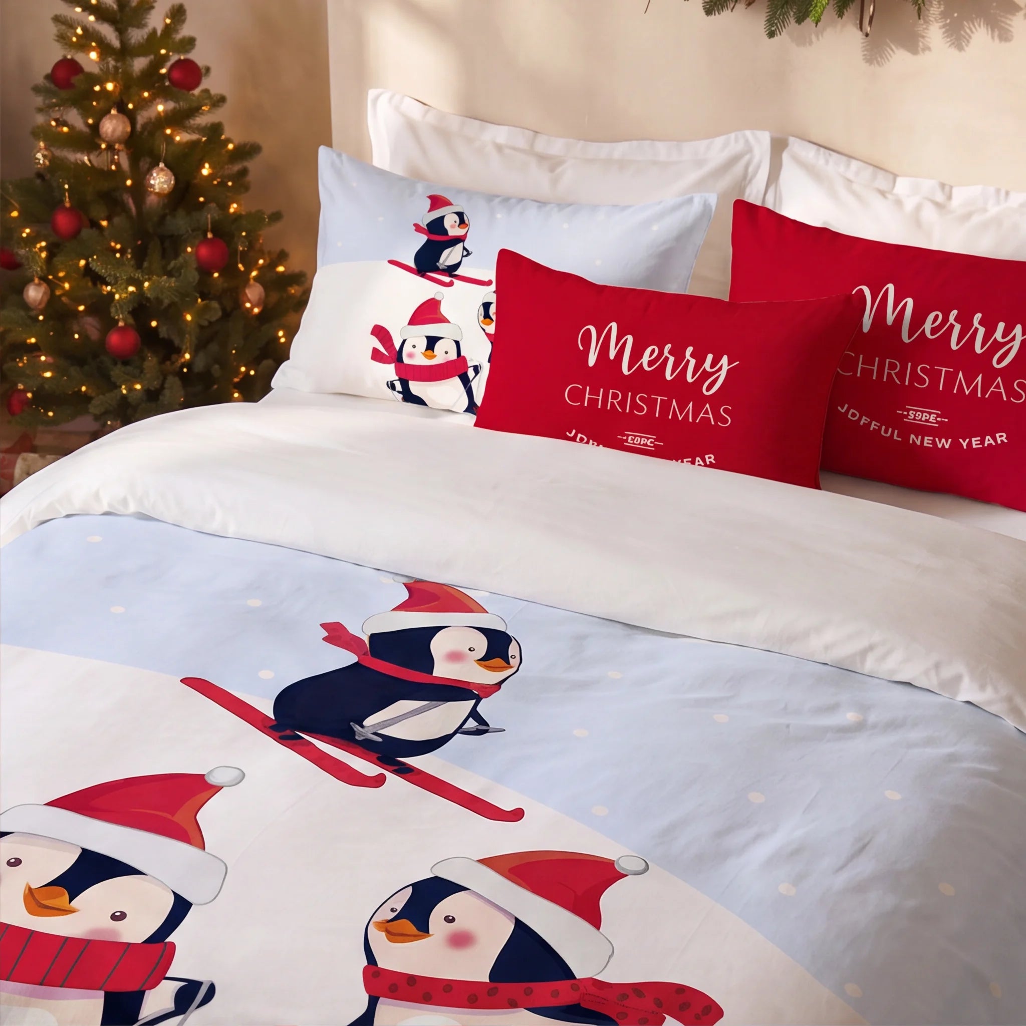 Housse de couette à clics 100% coton Laponia 56