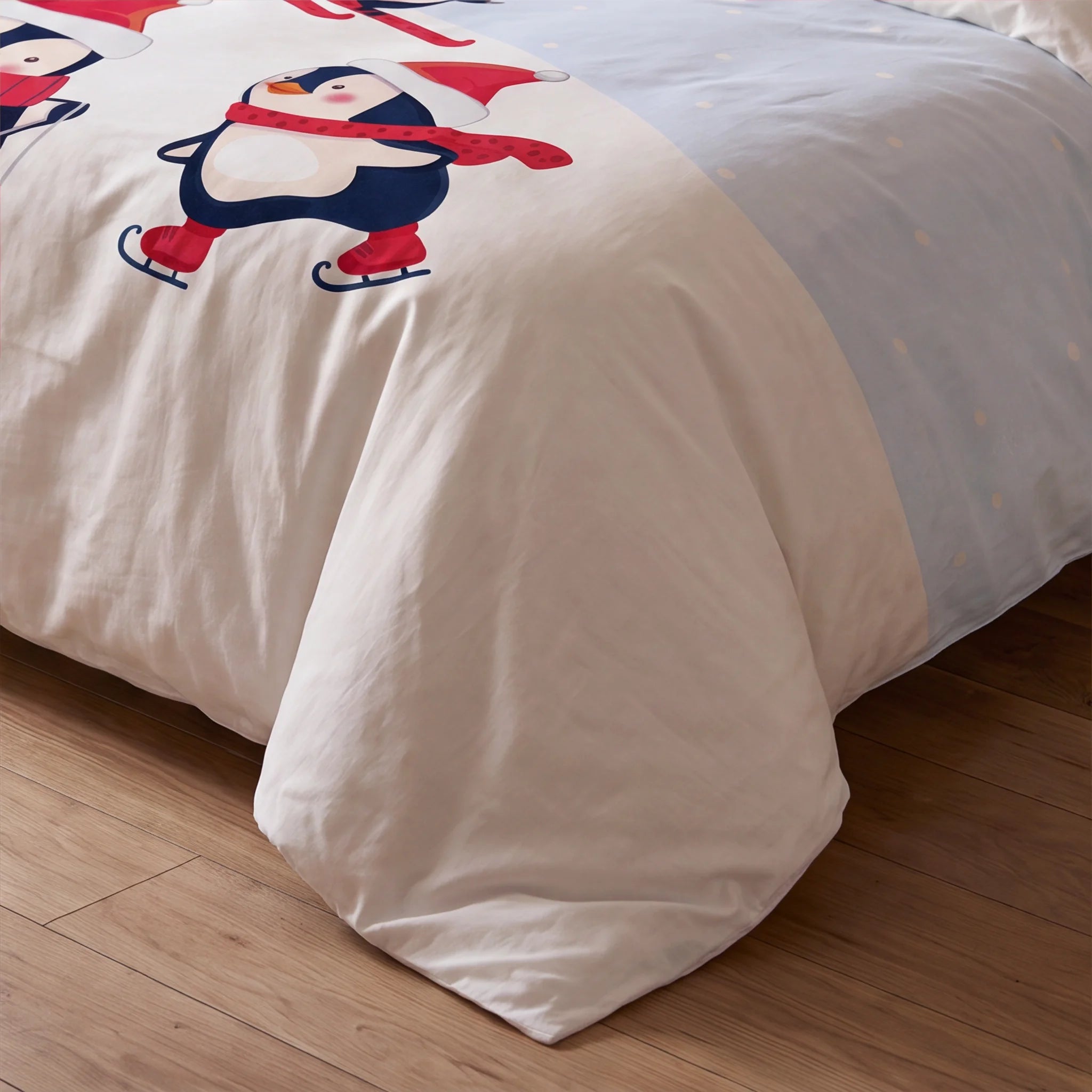 Housse de couette à clics 100% coton Laponia 56