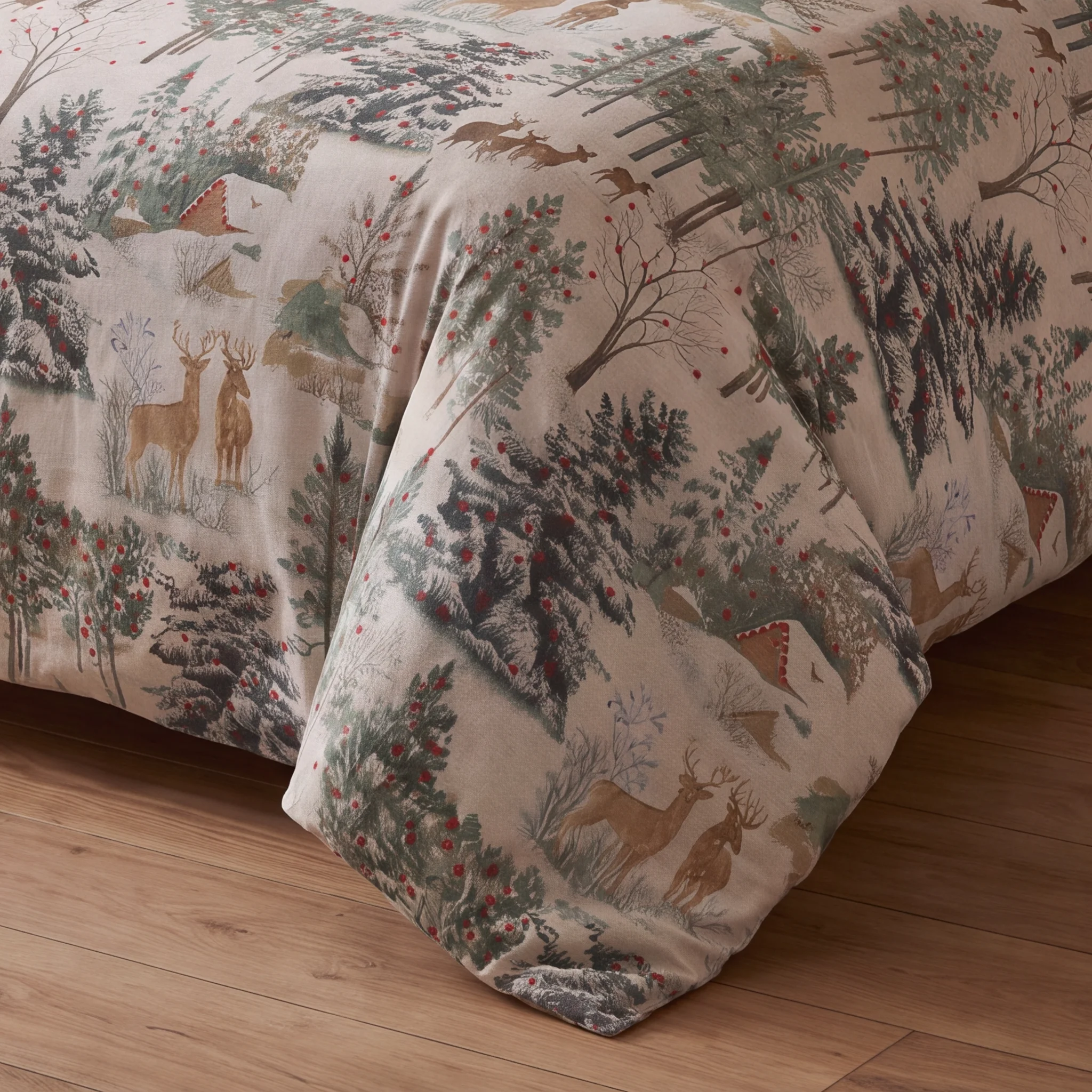 Housse de couette à clics 100% coton Laponia 57