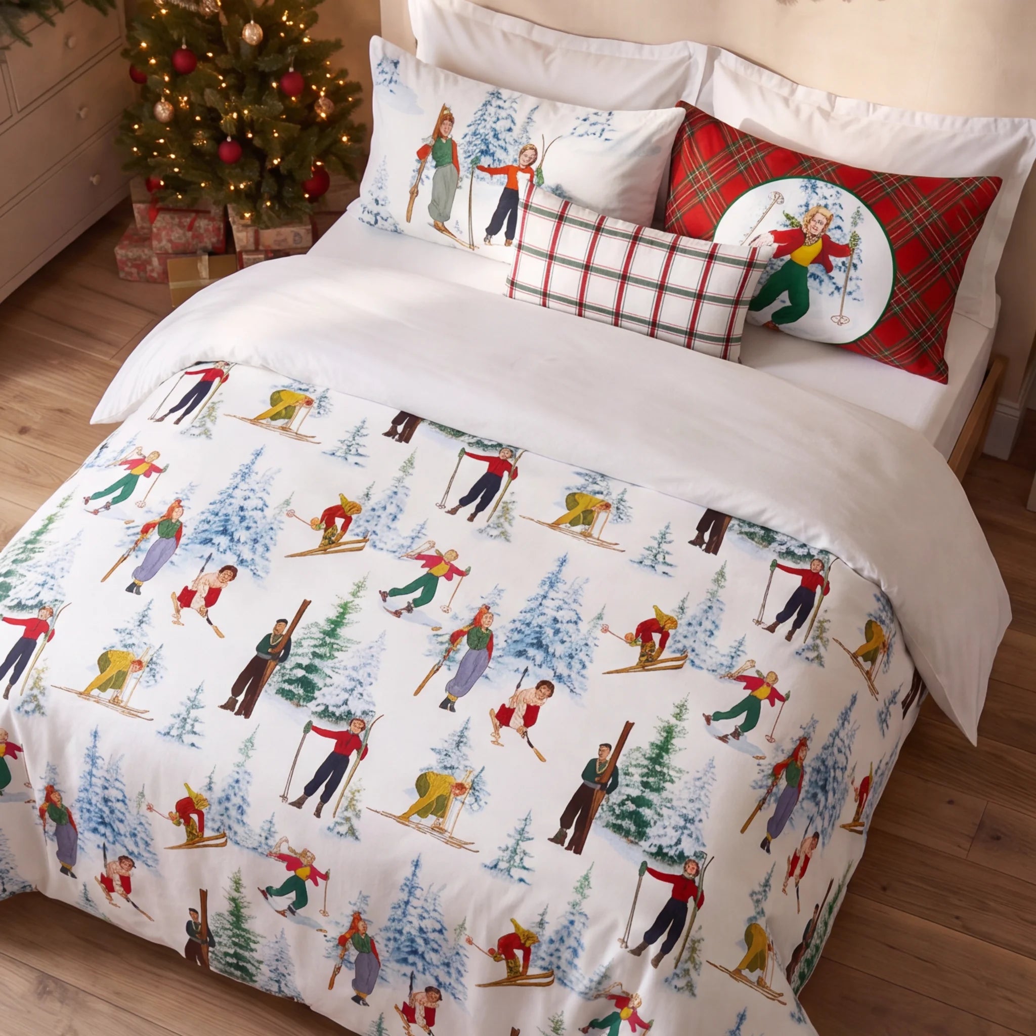 Housse de couette à clics 100% coton Laponia 58