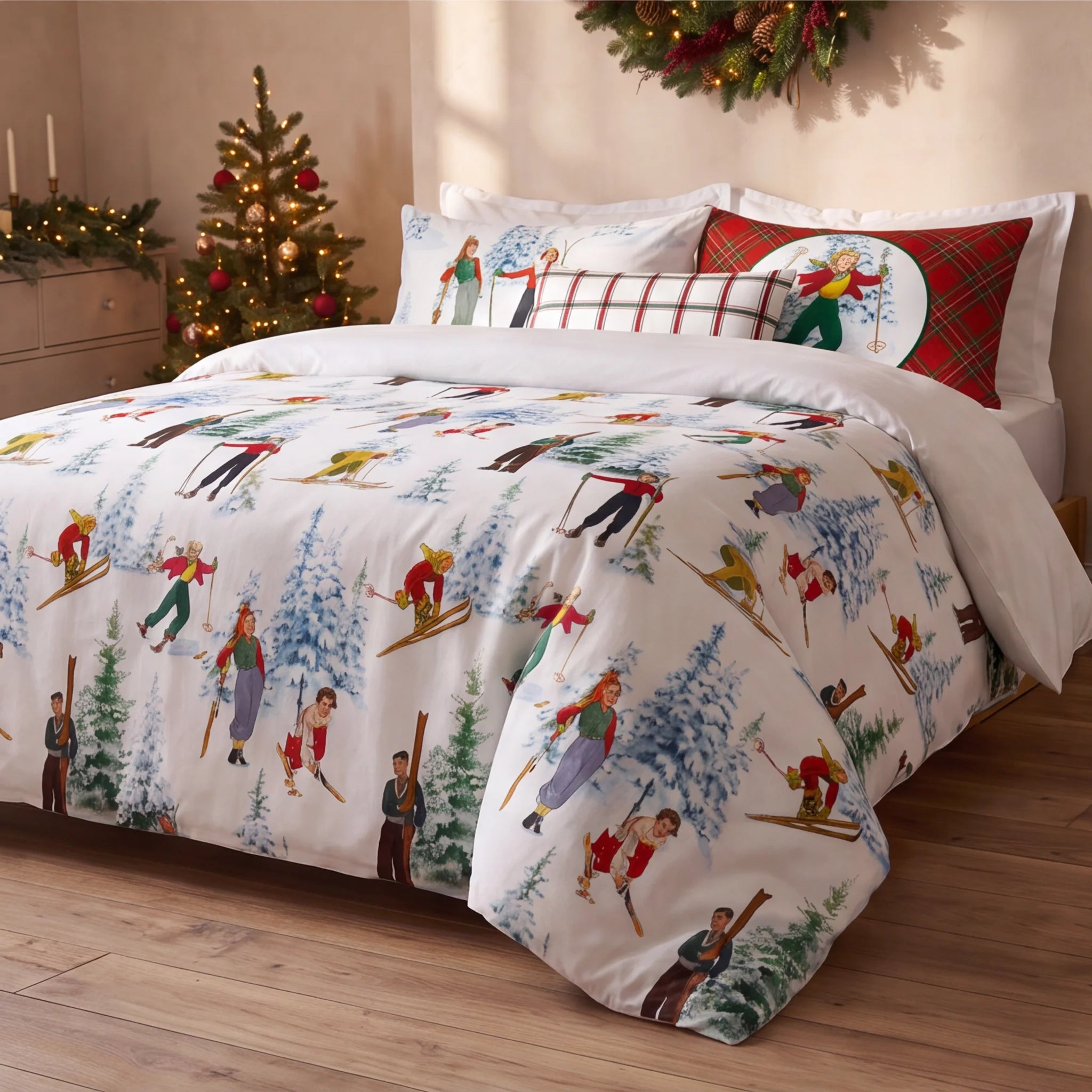 Housse de couette à clics 100% coton Laponia 58