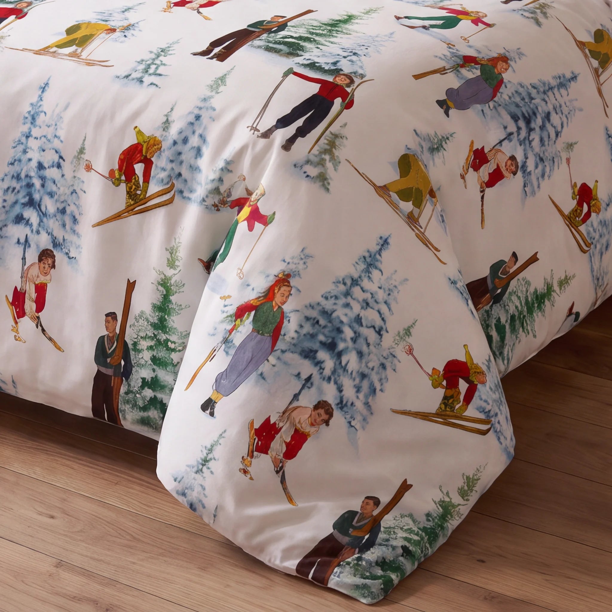 Housse de couette à clics 100% coton Laponia 58