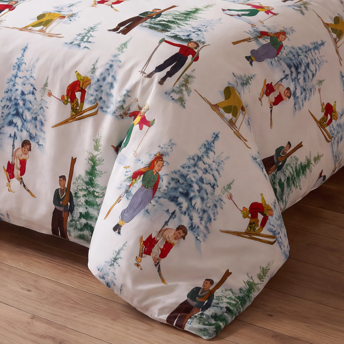 Housse de couette à clics 100% coton Laponia 58
