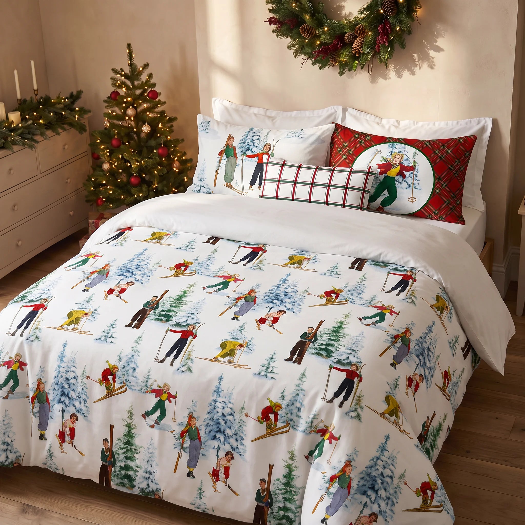 Housse de couette à clics 100% coton Laponia 58