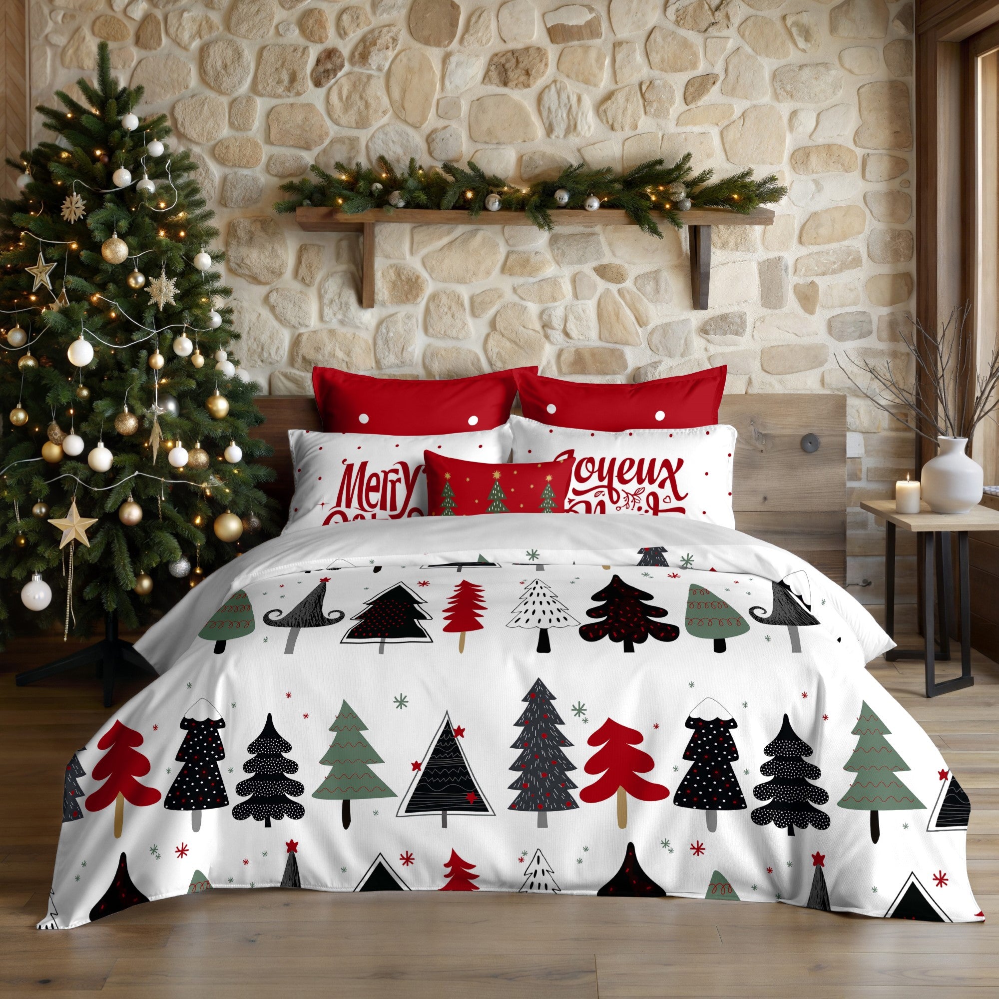 Duvet cover with clicks 100% cotton Laponia 5