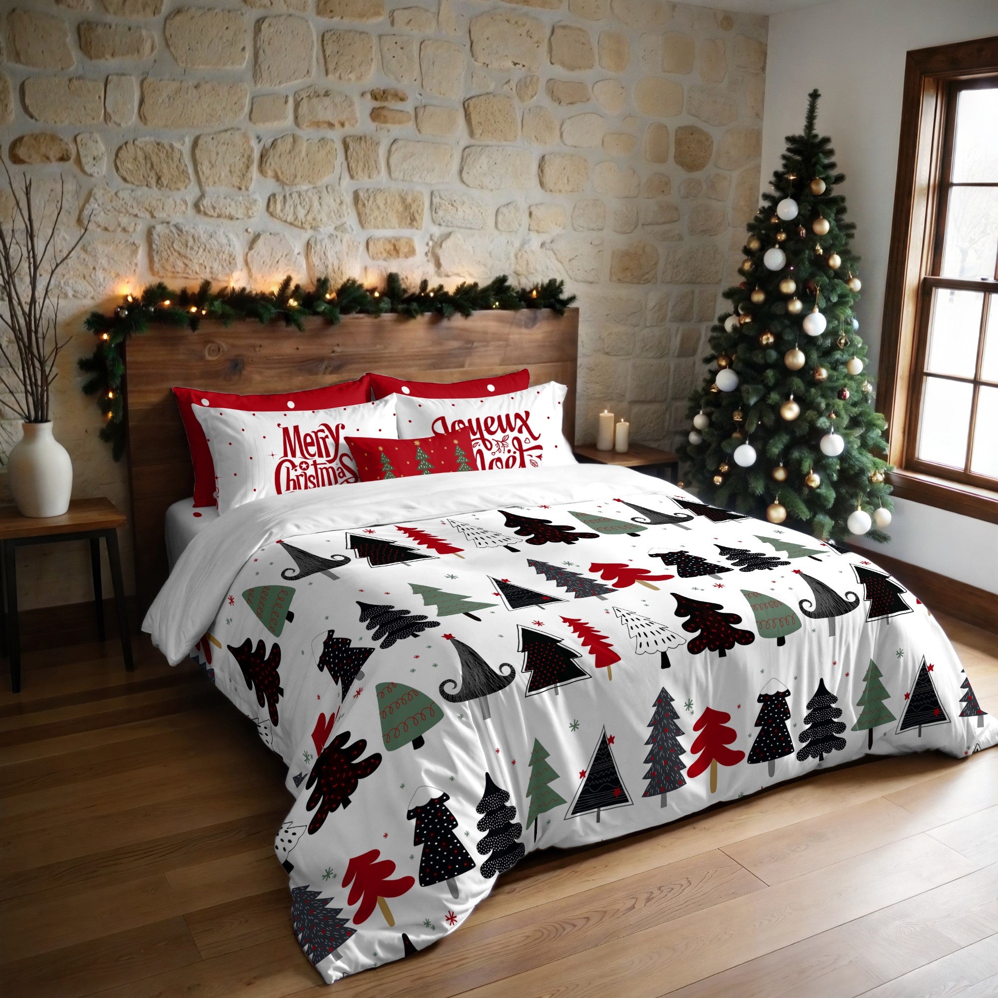 Duvet cover with clicks 100% cotton Laponia 5