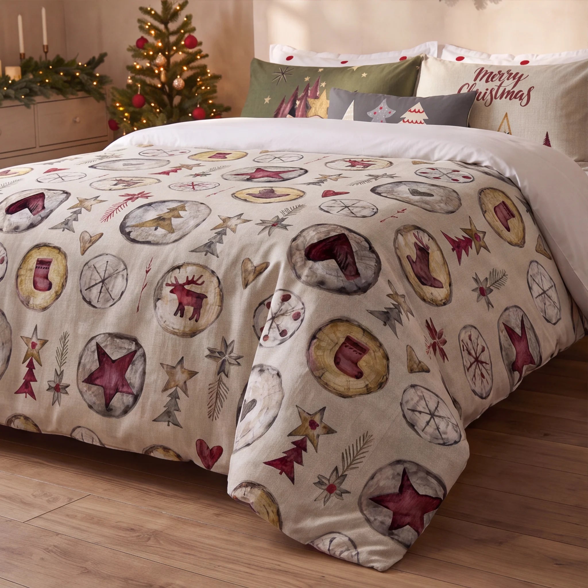 Housse de couette à clics 100% coton Laponia 61