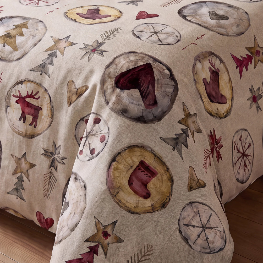 Housse de couette à clics 100% coton Laponia 61