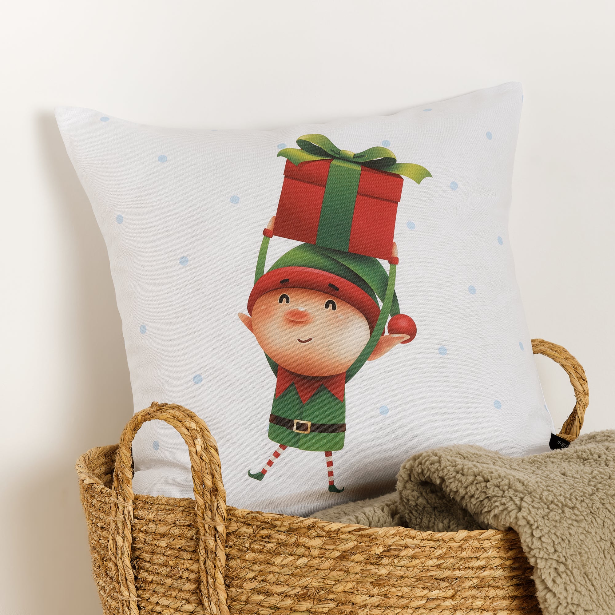 Housse de coussin 100% coton Laponia 62 50x50 cm