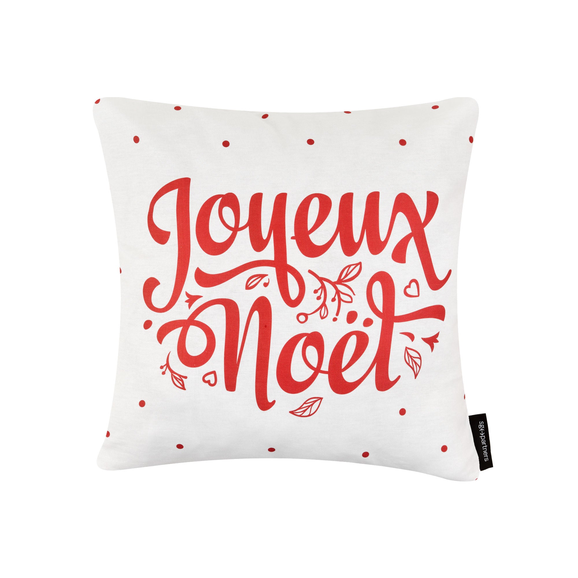 Housse de coussin 100% coton Laponia 63 50x50 cm