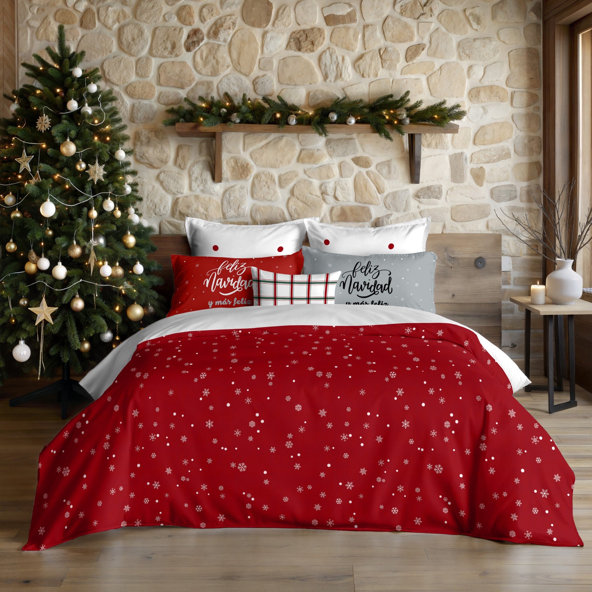Duvet cover with clicks 100% cotton Laponia 9