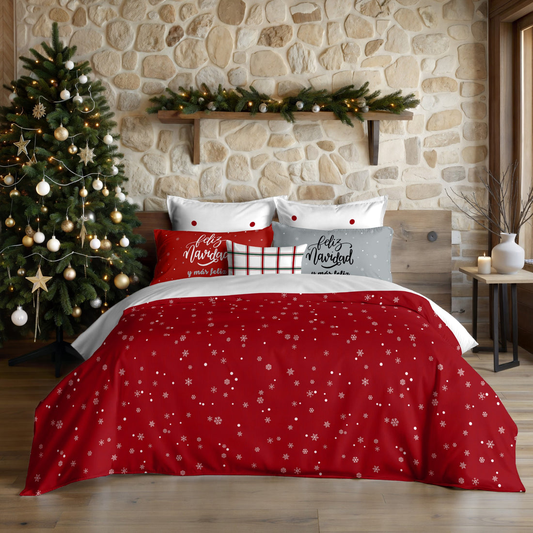 Duvet cover with clicks 100% cotton Laponia 9