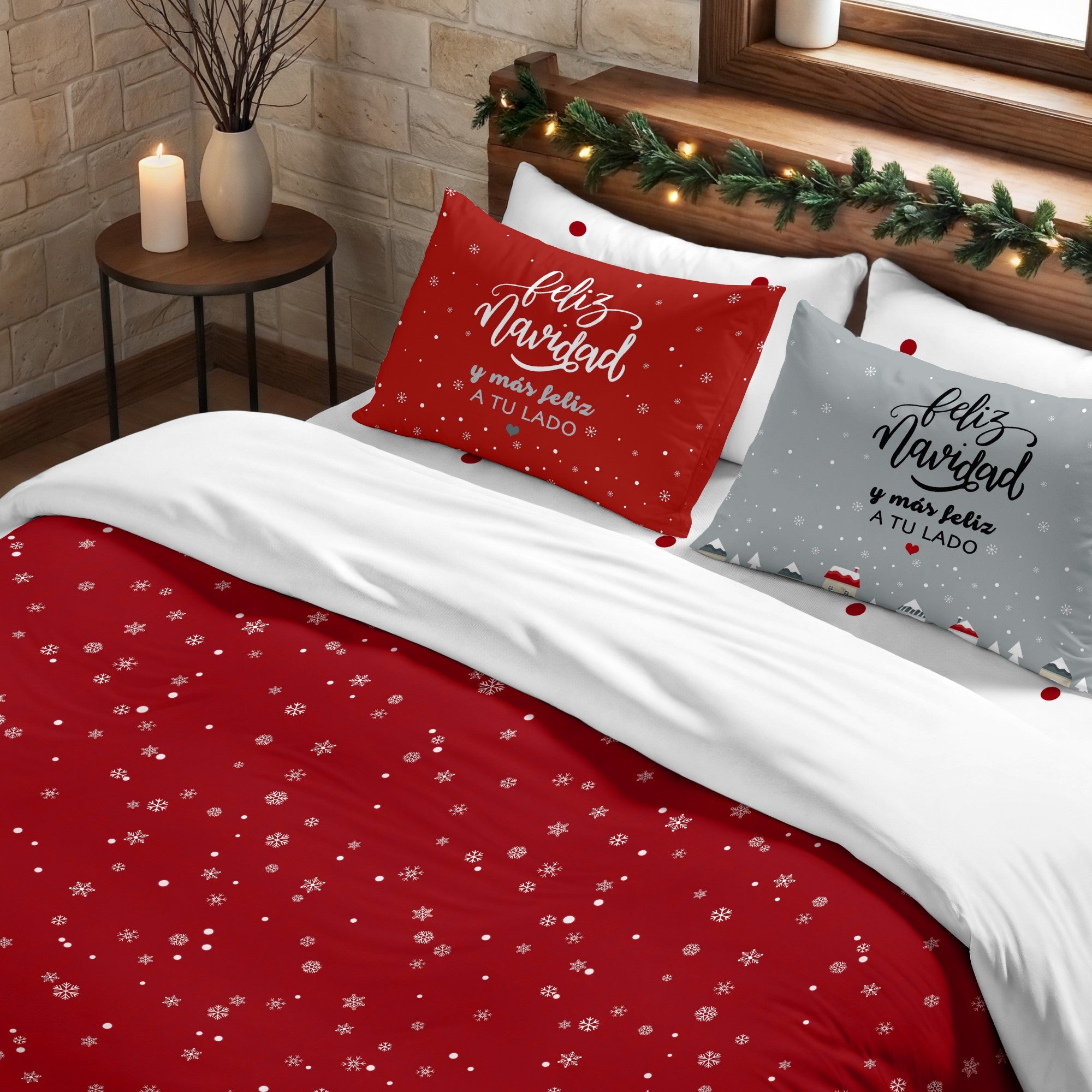 Duvet cover with clicks 100% cotton Laponia 9