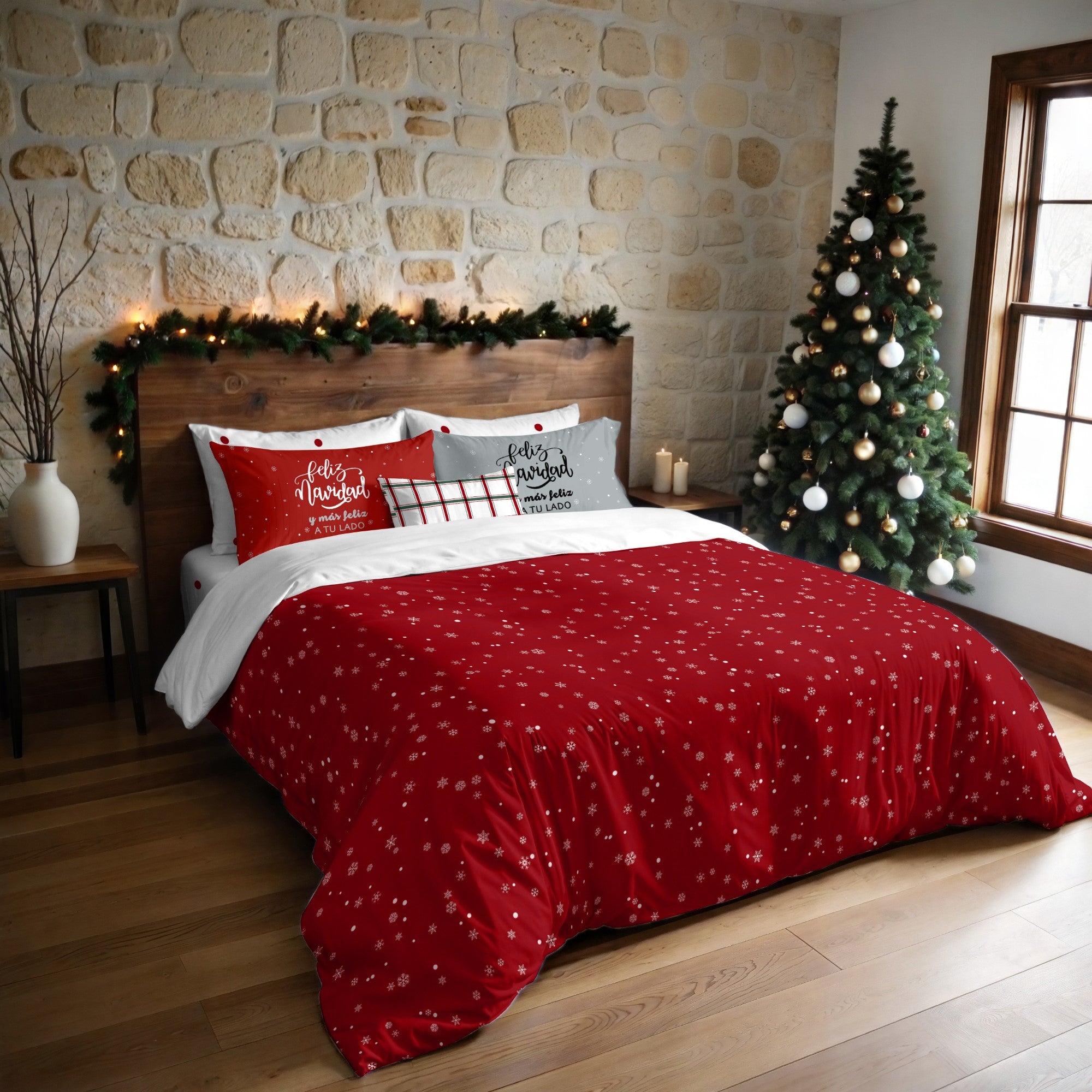 Duvet cover with clicks 100% cotton Laponia 9