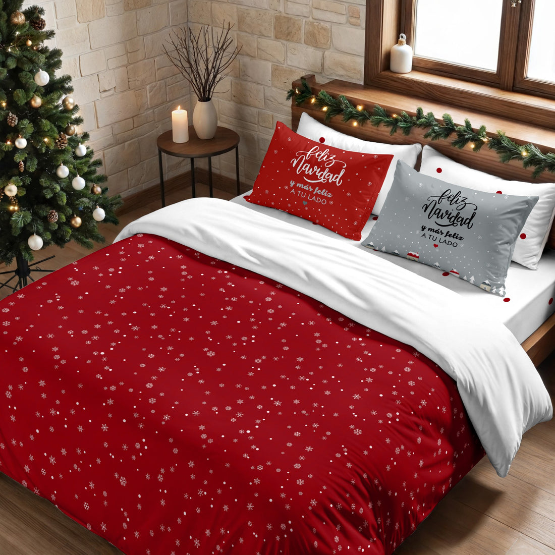 Duvet cover with clicks 100% cotton Laponia 9