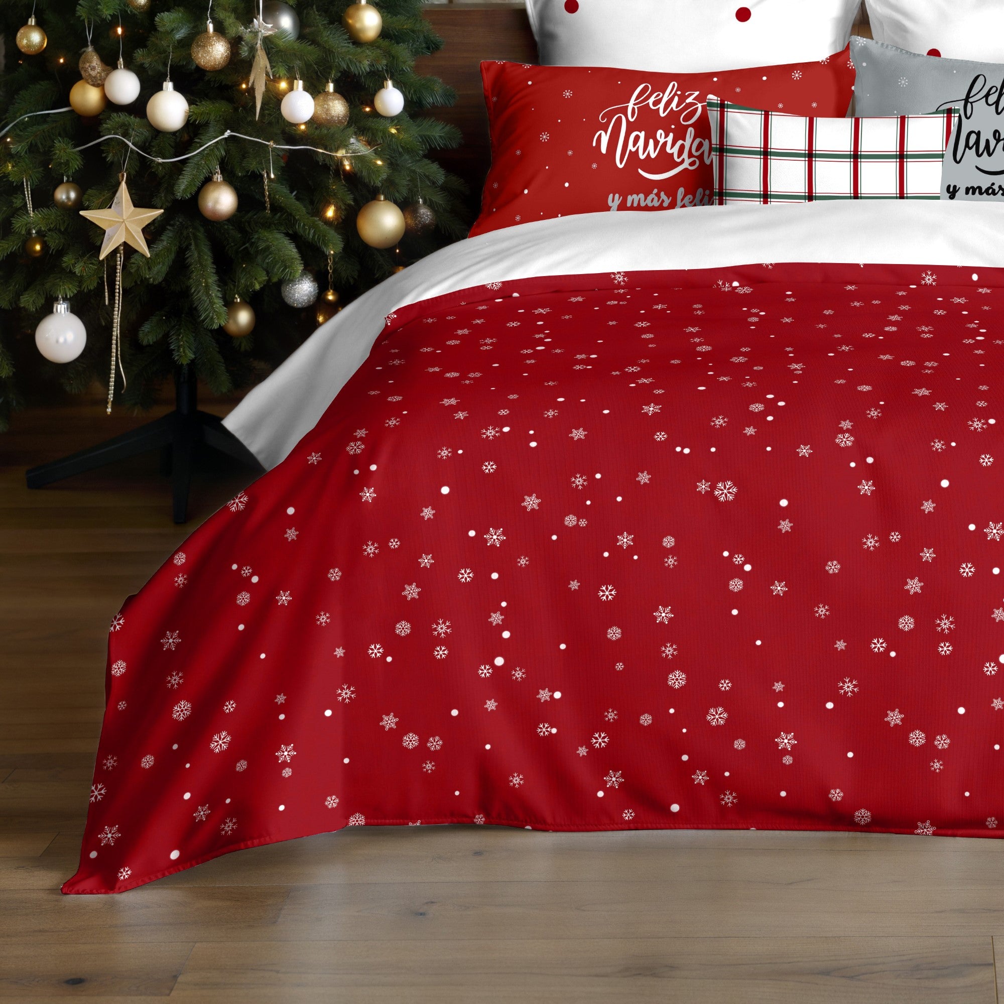 Duvet cover with clicks 100% cotton Laponia 9