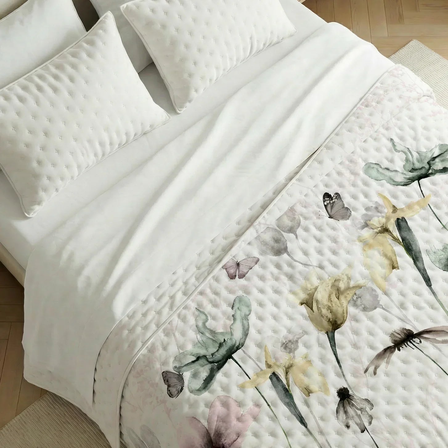 Colcha boutí estampada Lund tacto suave