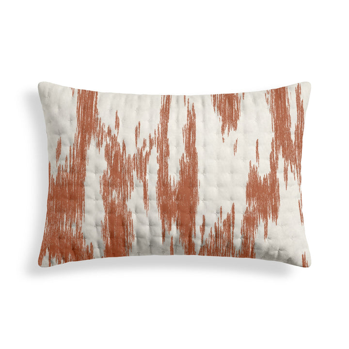 Funda de almohada acolchada estampada Mahón Teja 50x80 cm