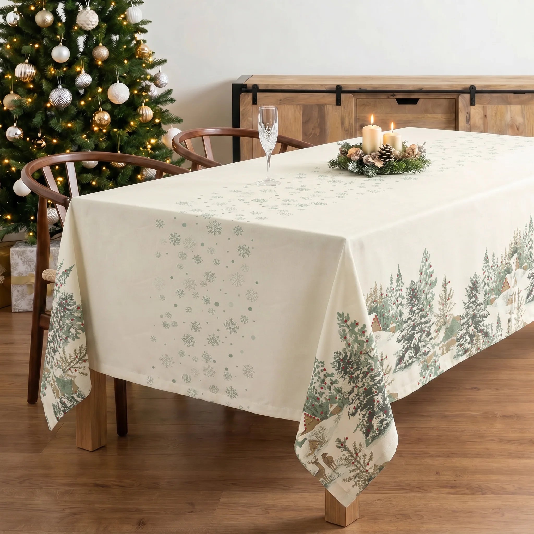 Mantel antimanchas New christmas ciervo 1225