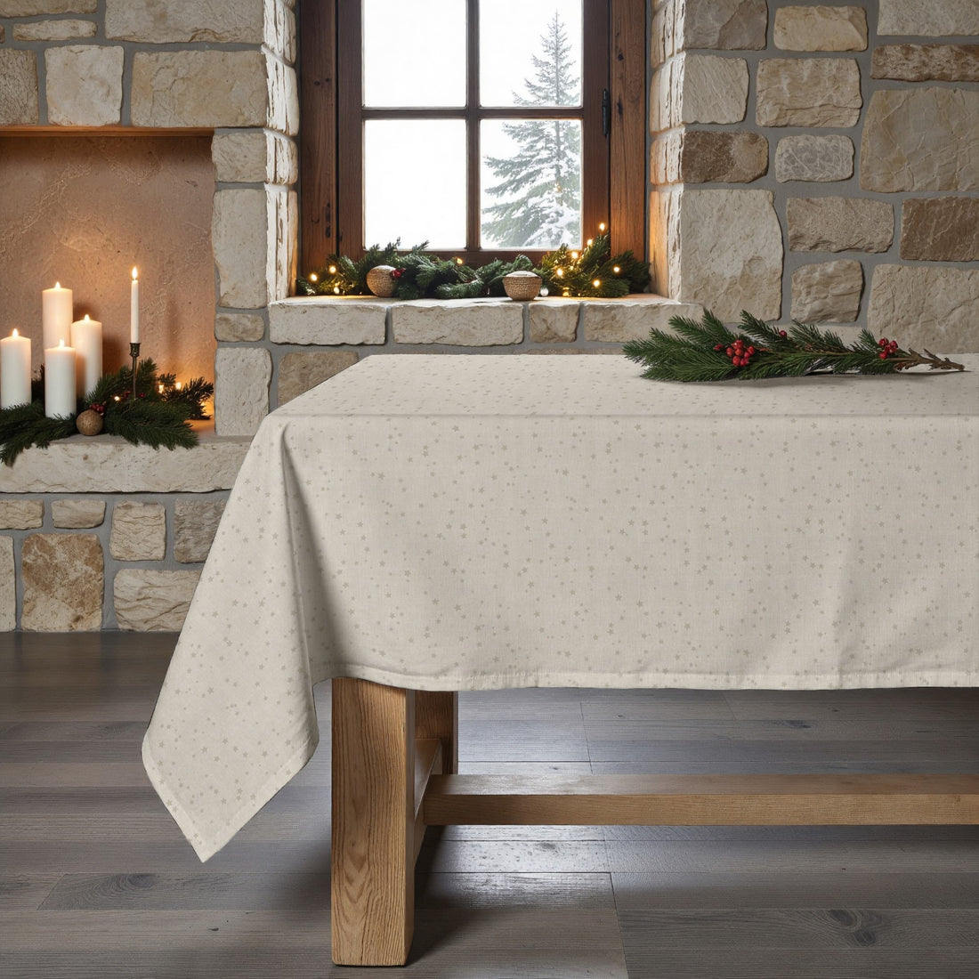 Nappe antitache Joyeux Noël 23-100