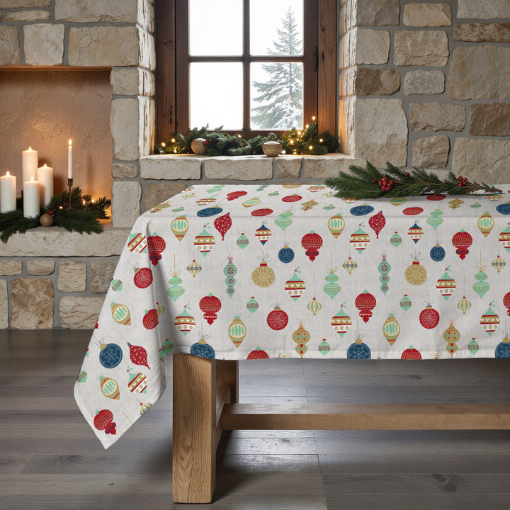 Merry Christmas 13 stain-resistant tablecloth