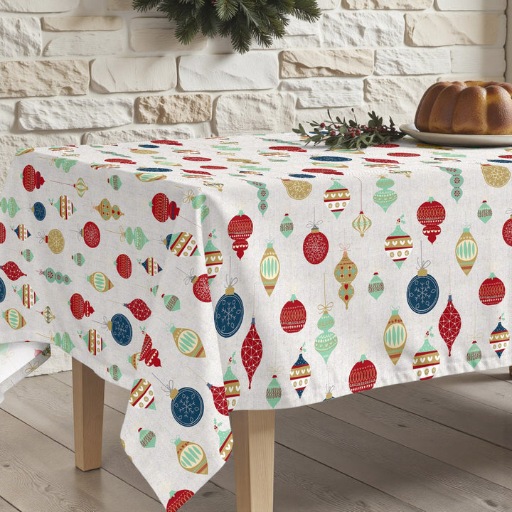 Merry Christmas 13 stain-resistant tablecloth
